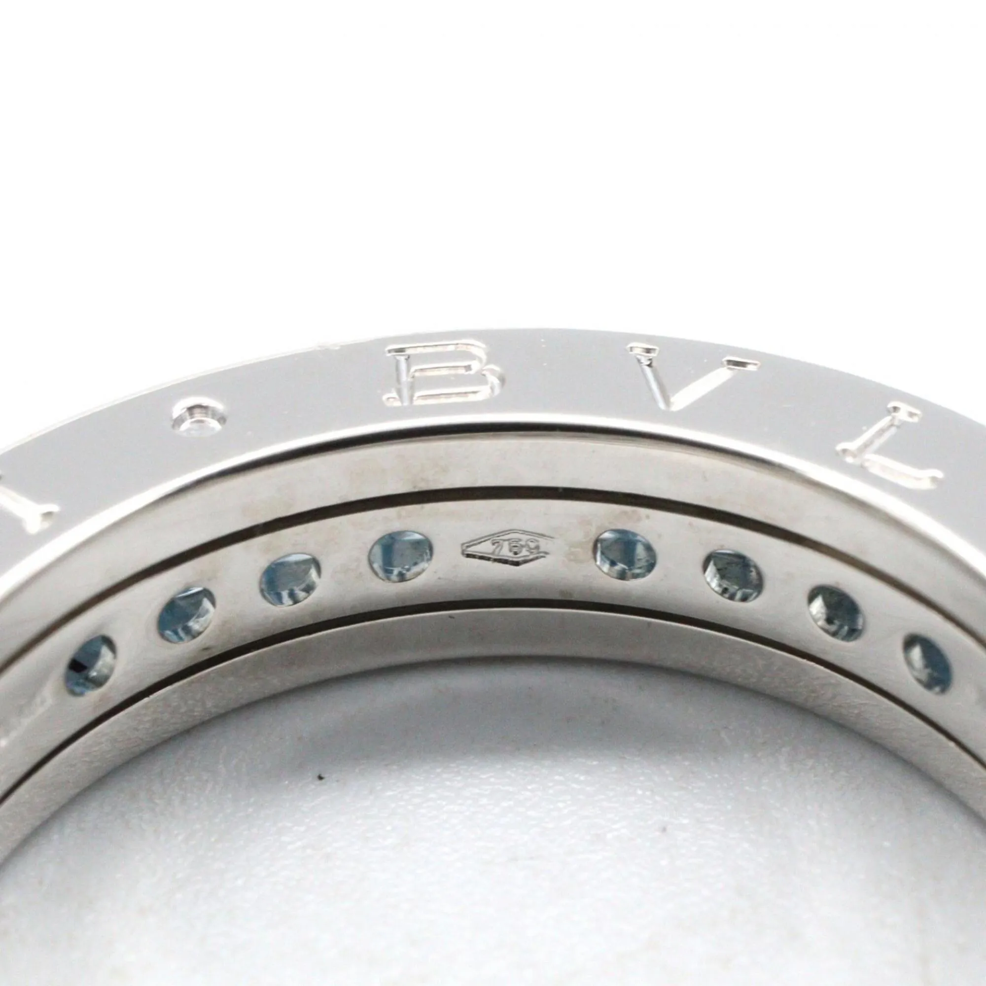 White Gold (18K) Band Ring (Pre-Owned) - Bvlgari - Modalova