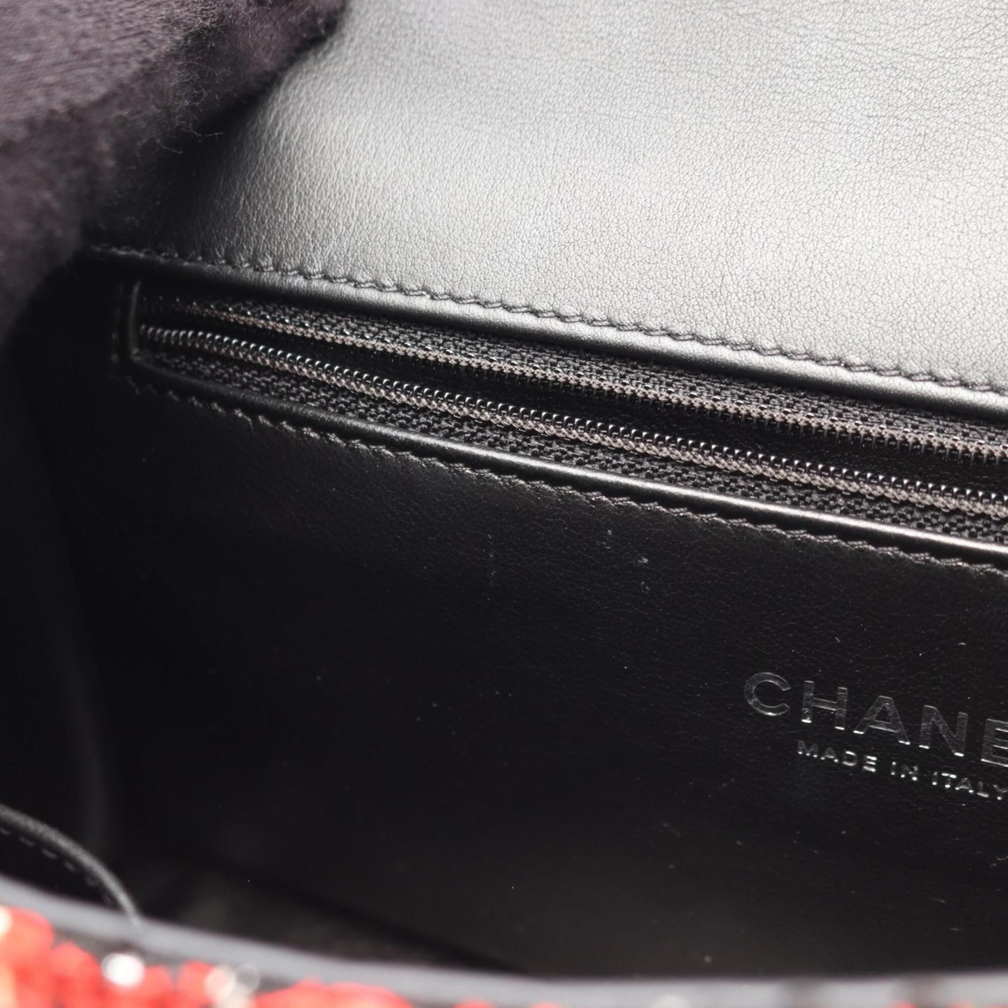 Red Fabric Leather Shoulder Bag (Pre-Owned) - Chanel - Modalova