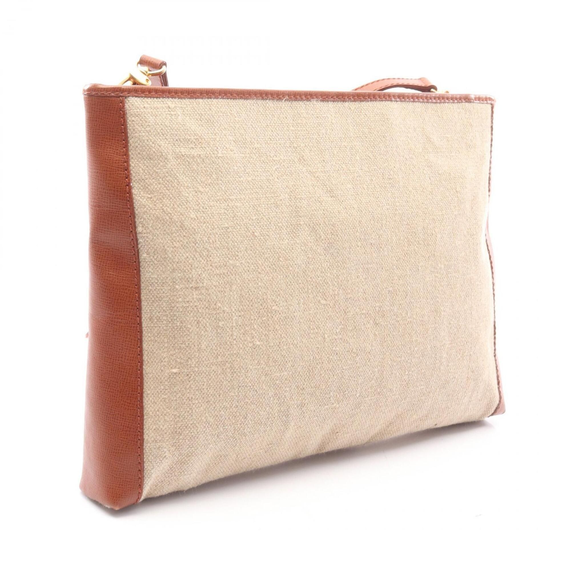 Canvas Leather Handbag Shoulder Bag (Pre-Owned) - Fendi - Modalova