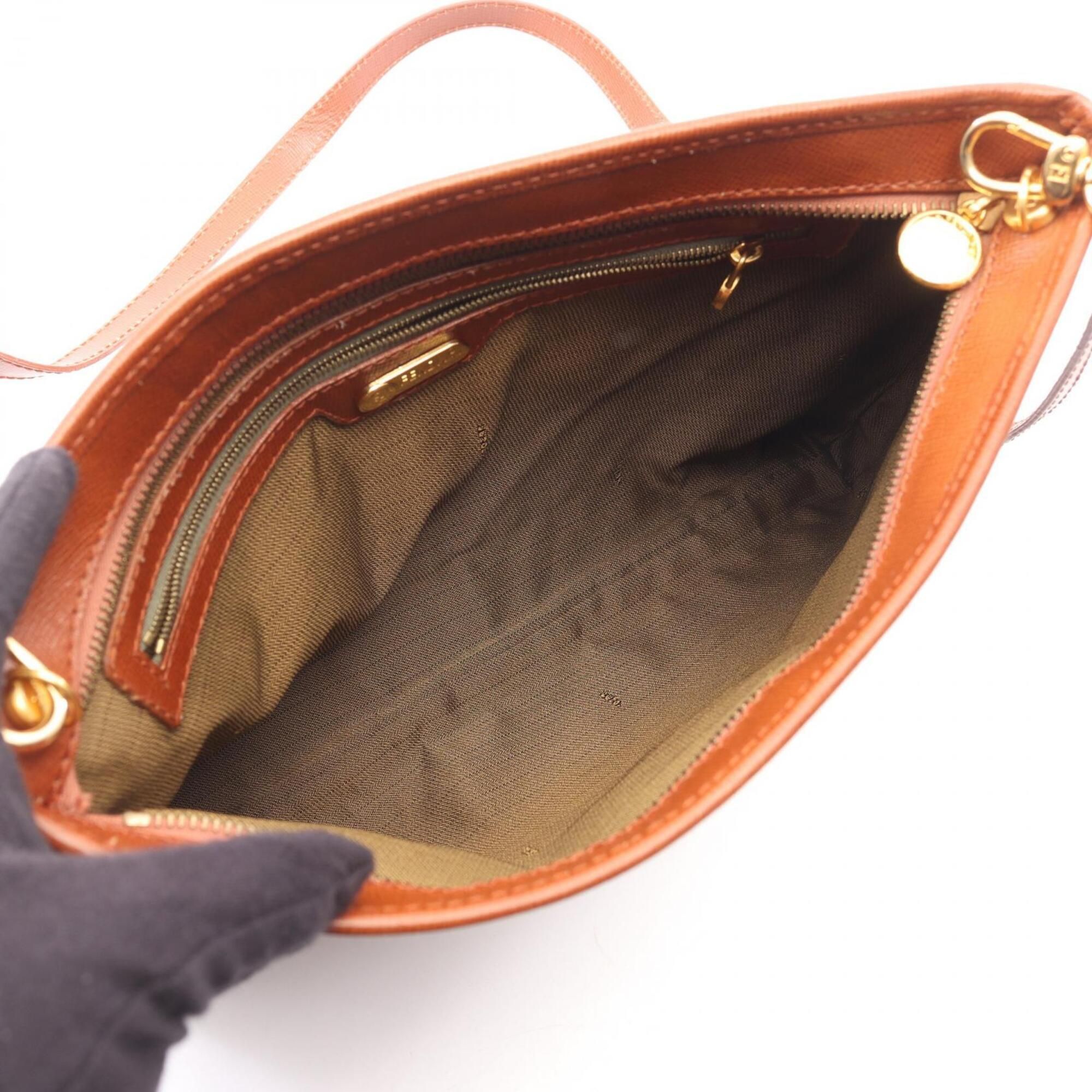 Canvas Leather Handbag Shoulder Bag (Pre-Owned) - Fendi - Modalova