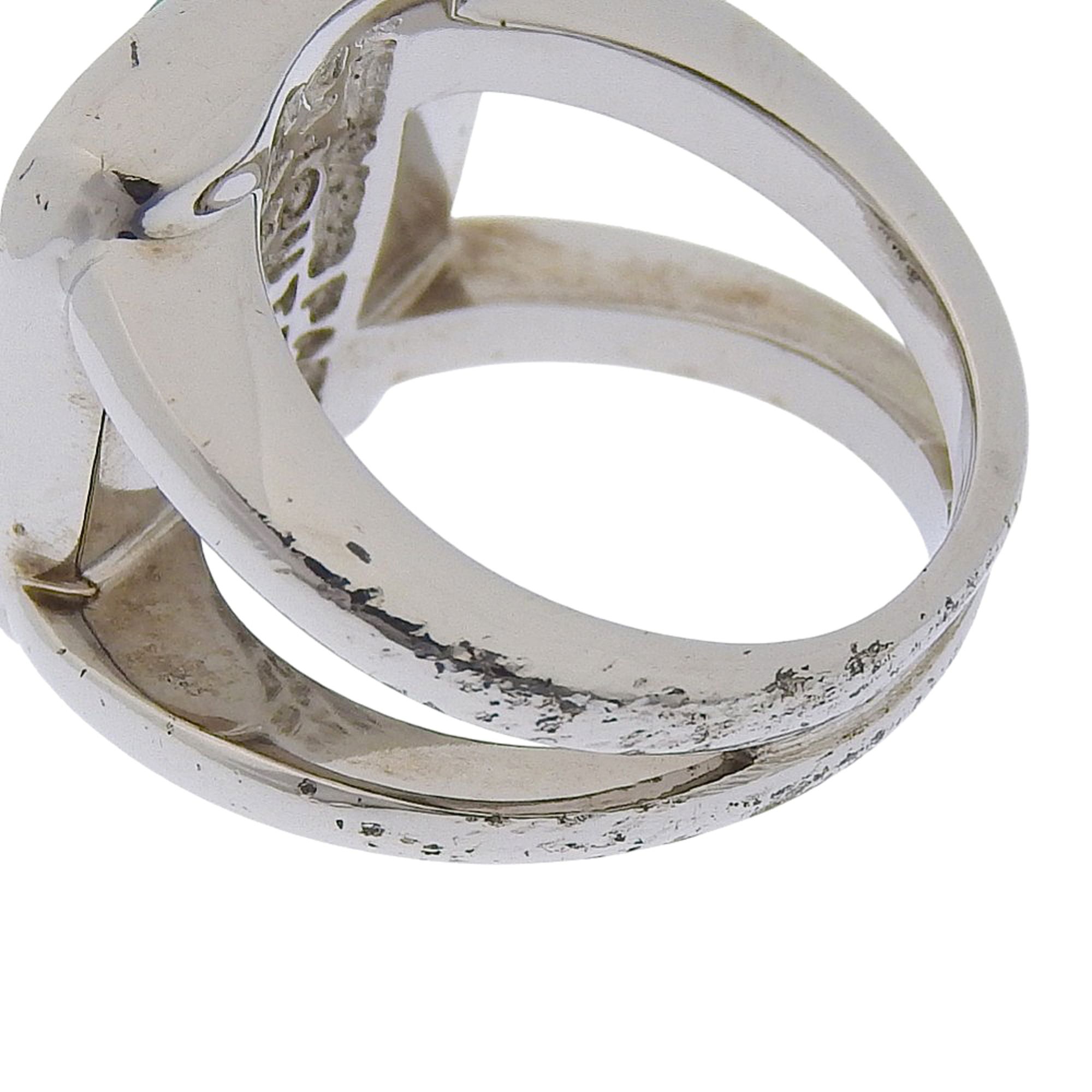 Silver 925 Band Ring (Pre-Owned) - Hermes - Modalova
