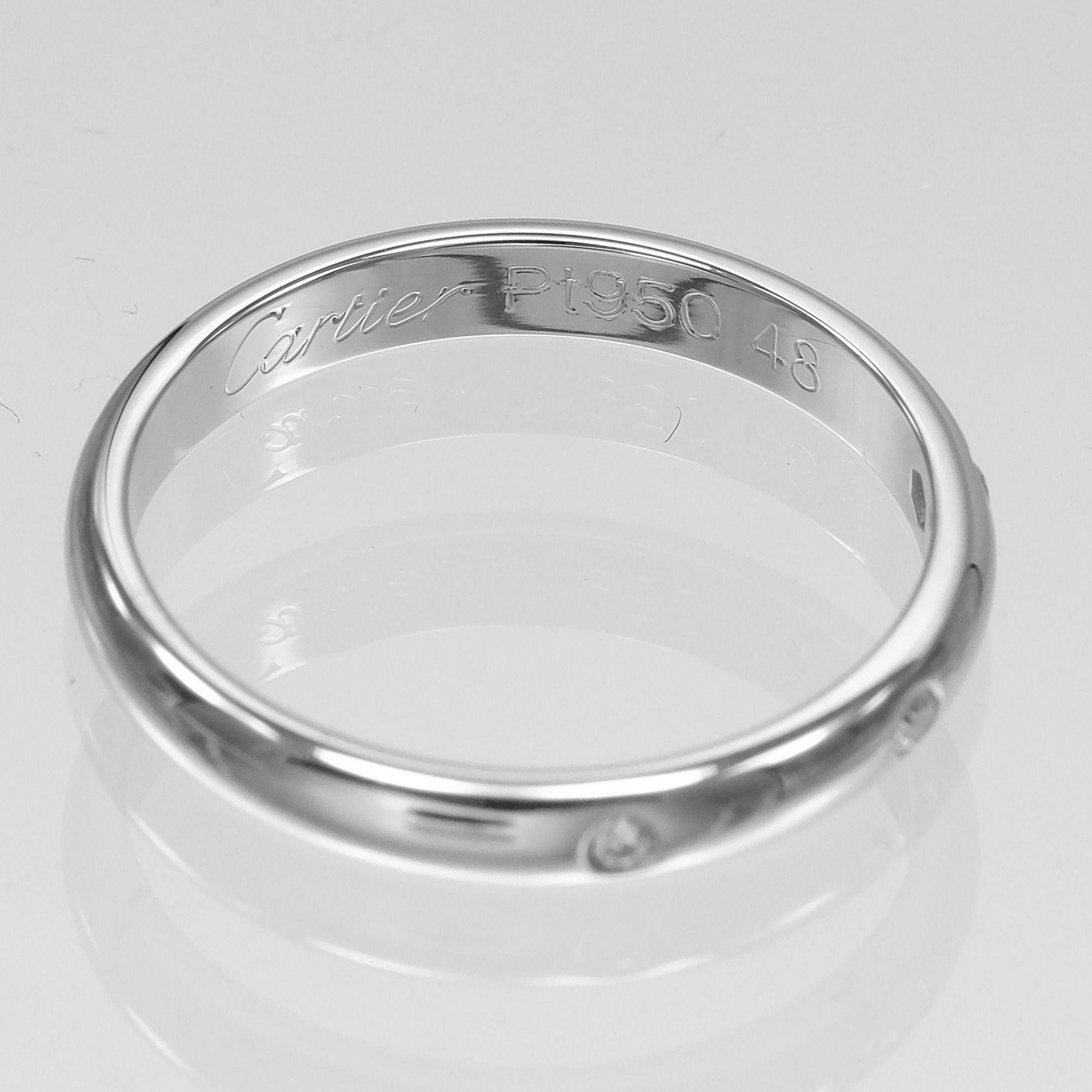 Platinum 950 Band Ring (Pre-Owned) - Cartier - Modalova