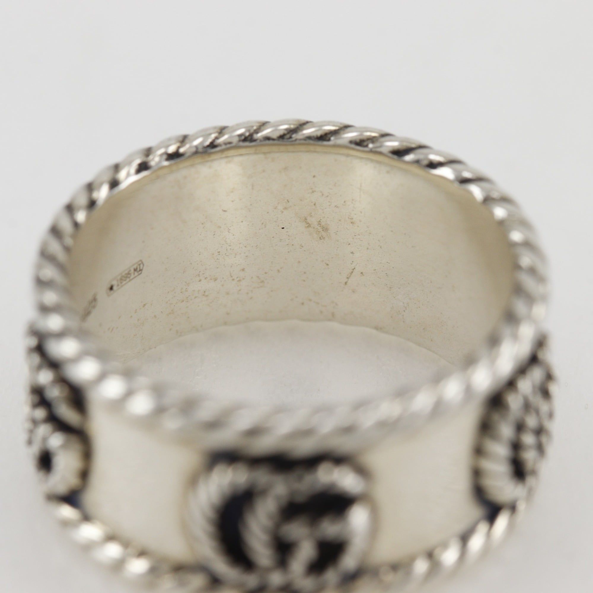 Silver 925 Band Ring (Pre-Owned) - Gucci - Modalova