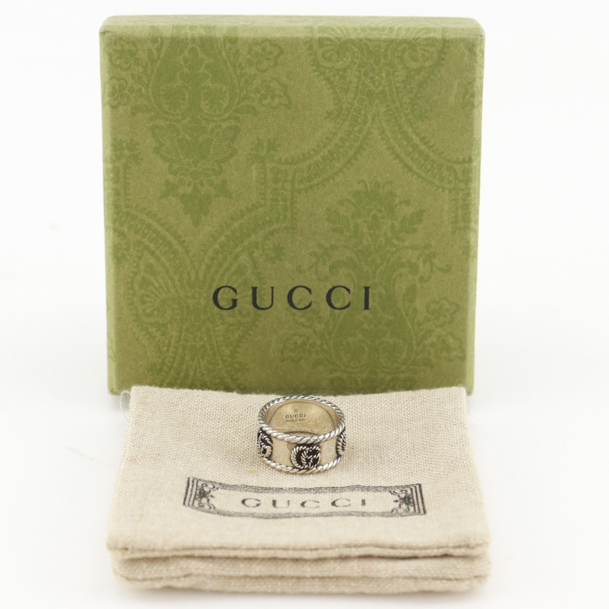 Silver 925 Band Ring (Pre-Owned) - Gucci - Modalova