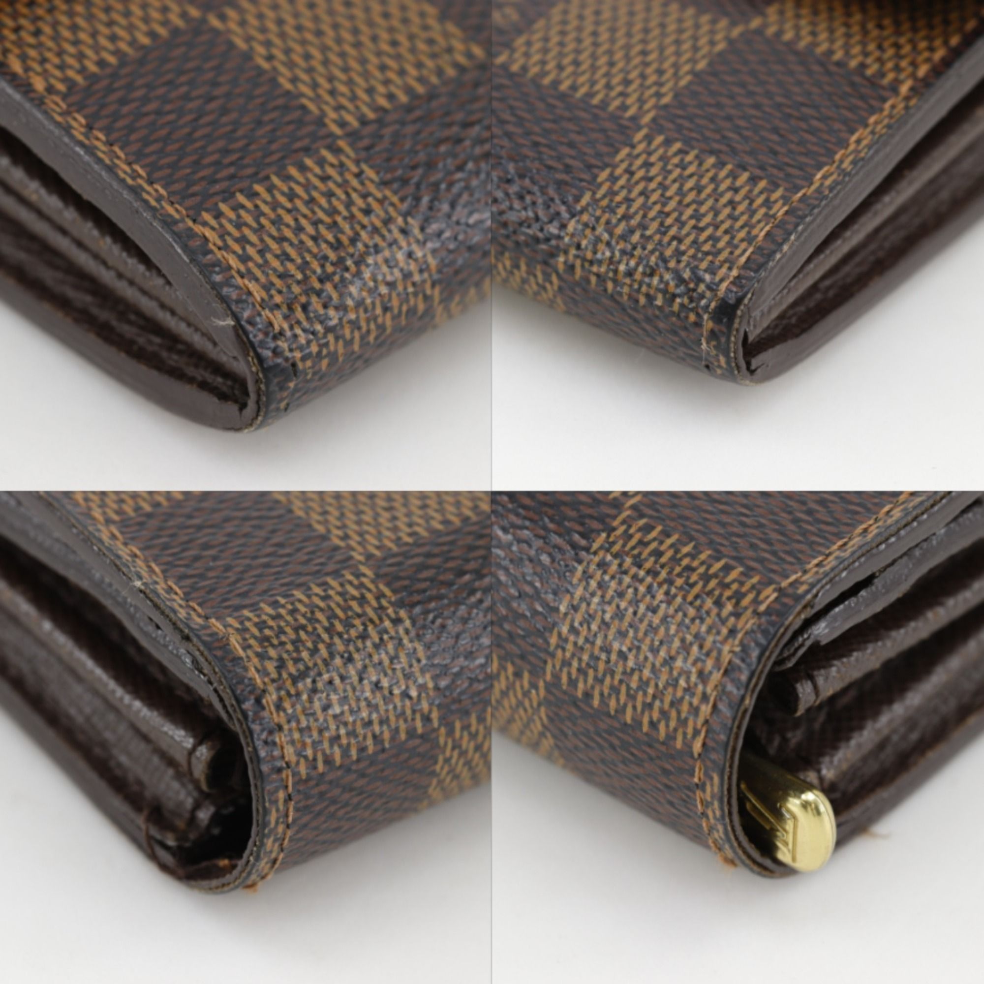 Damier Canvas Long Wallet (Bi-Fold) (Pre-Owned) - Louis Vuitton - Modalova