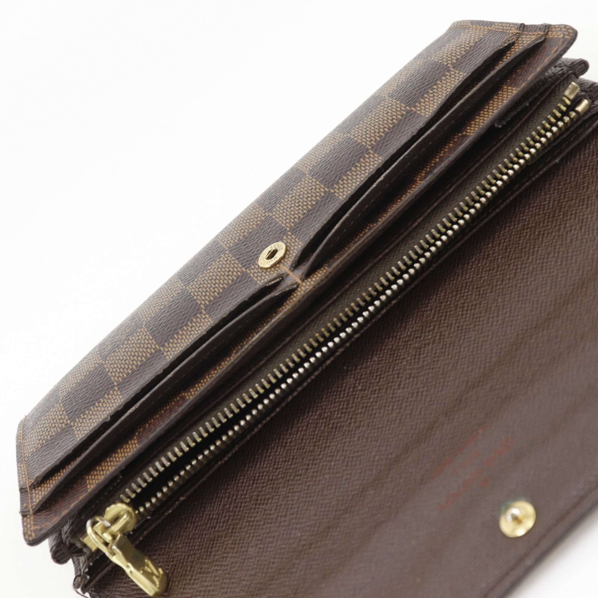 Damier Canvas Long Wallet (Bi-Fold) (Pre-Owned) - Louis Vuitton - Modalova