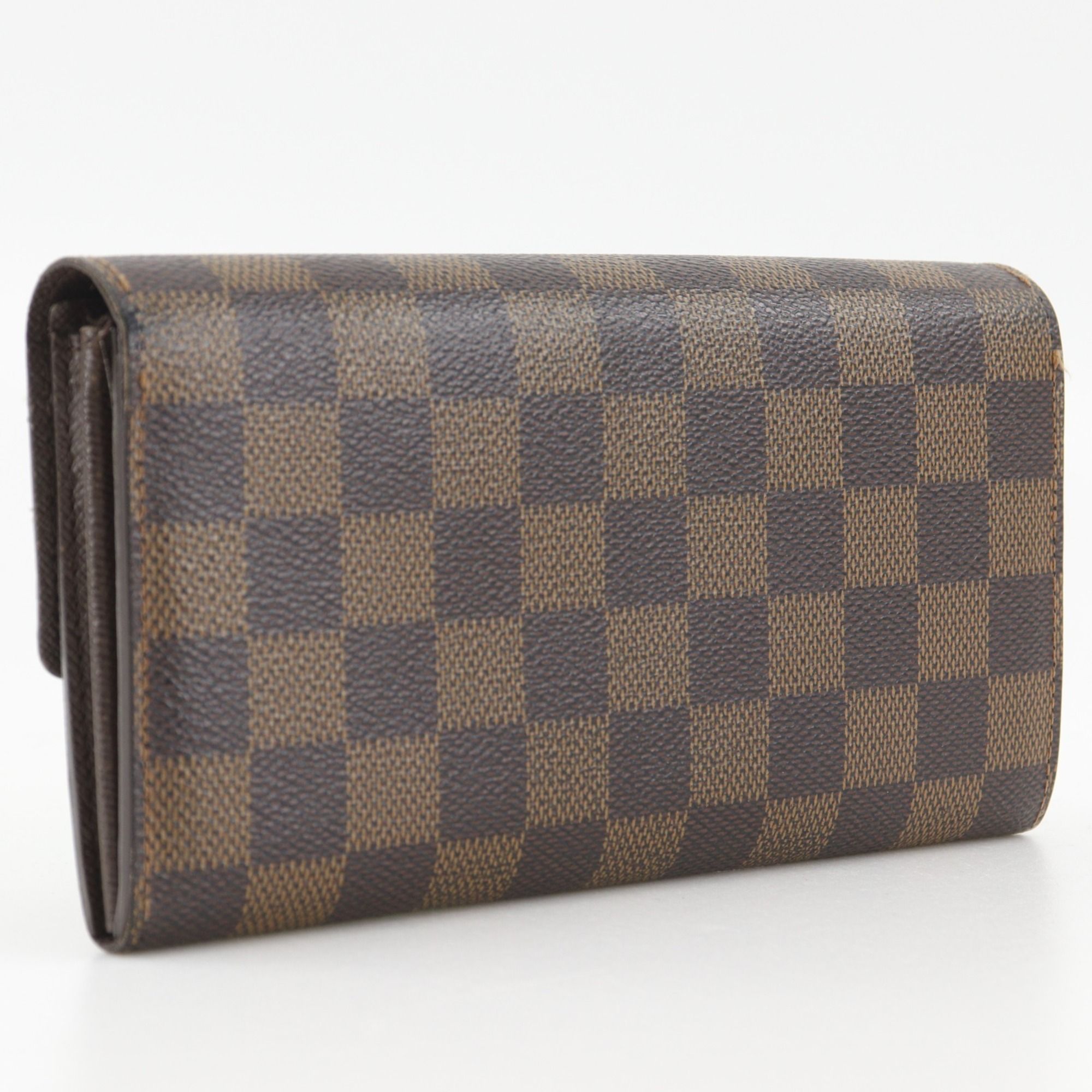 Damier Canvas Long Wallet (Bi-Fold) (Pre-Owned) - Louis Vuitton - Modalova