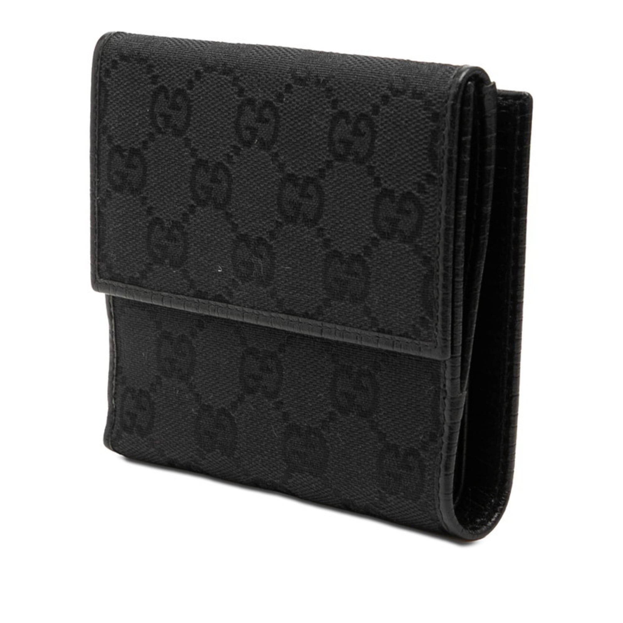 Bamboo Gg Canvas Leather Wallet (Bi-Fold) (Pre-Owned) - Gucci - Modalova