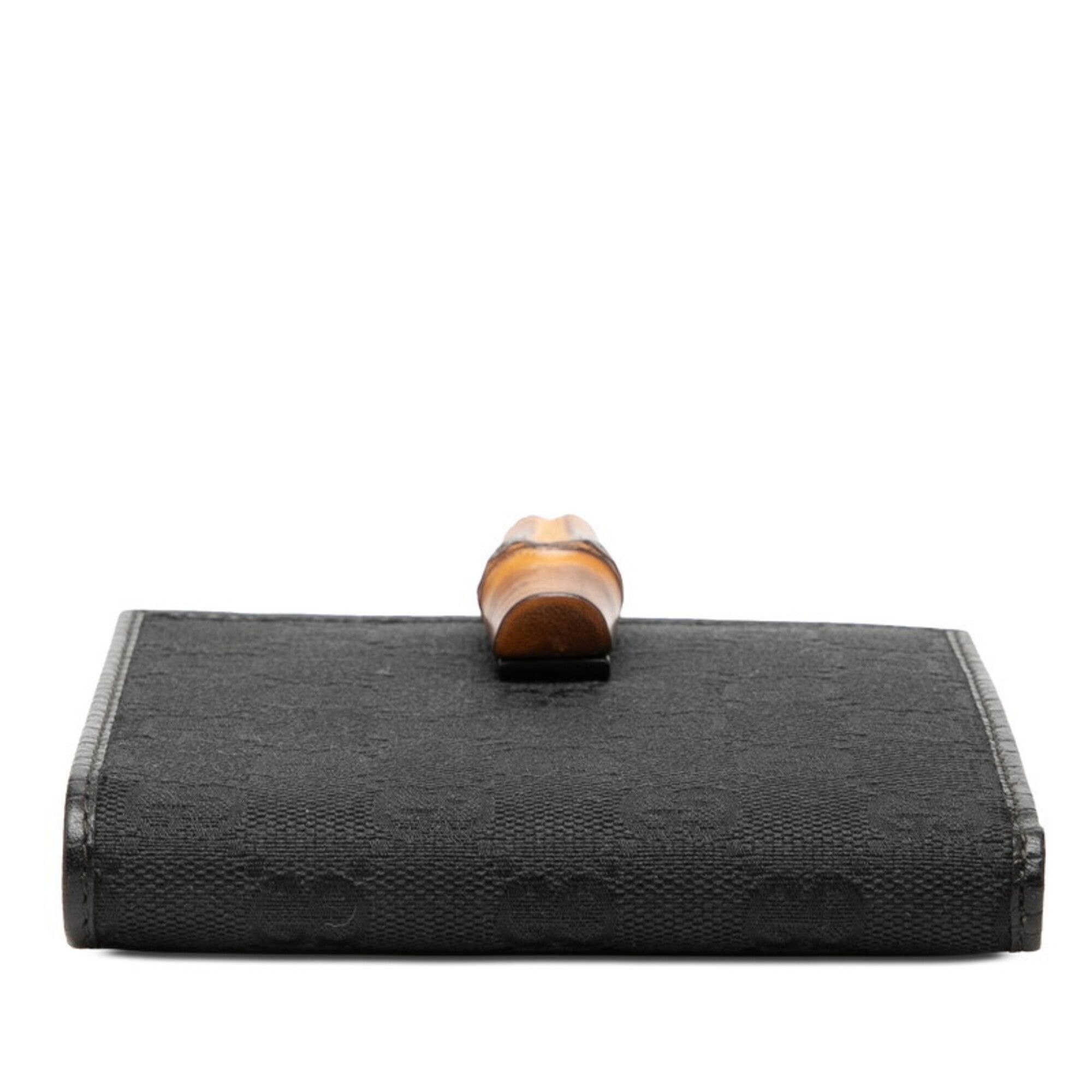 Bamboo Gg Canvas Leather Wallet (Bi-Fold) (Pre-Owned) - Gucci - Modalova