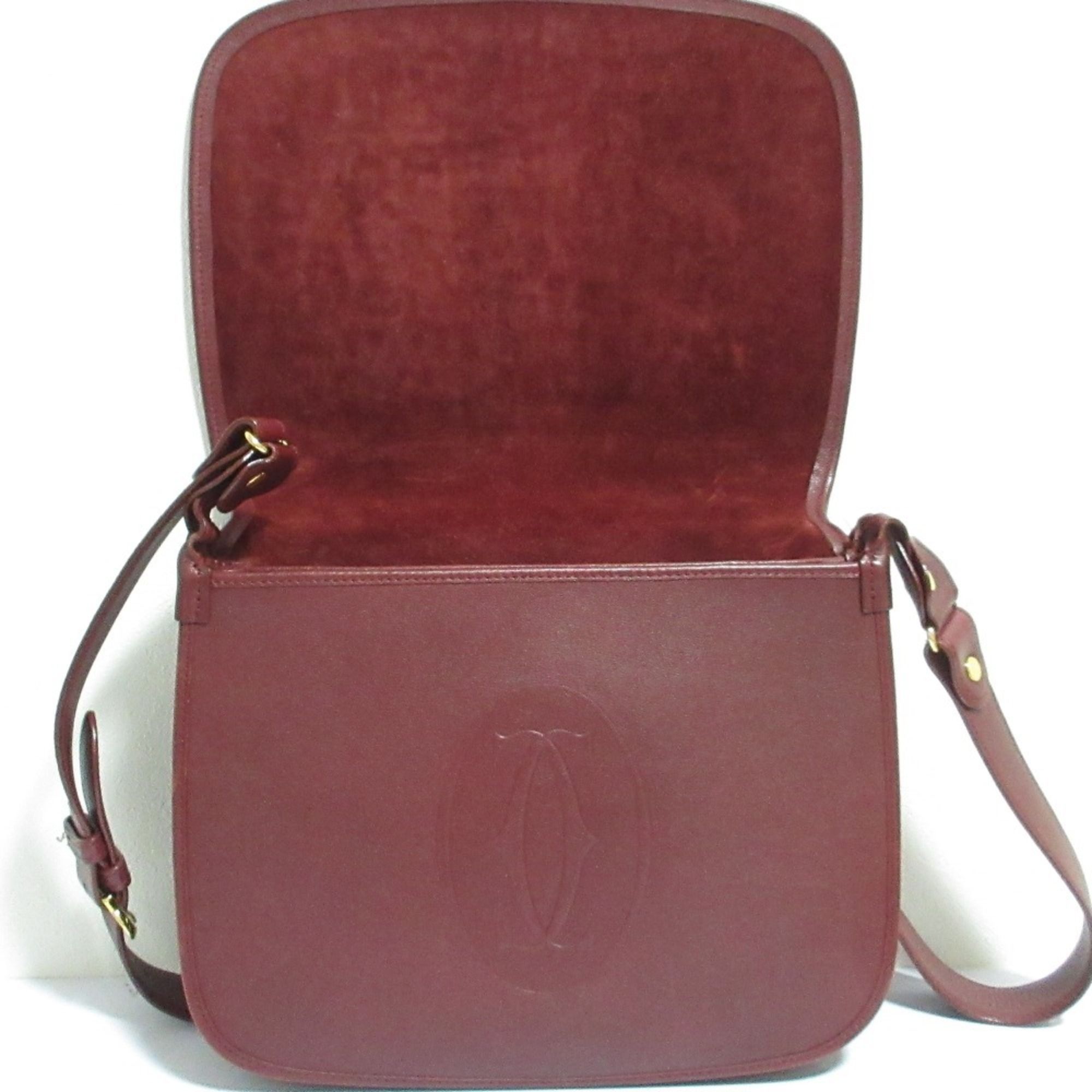 Leather Shoulder Bag (Pre-Owned) - Cartier - Modalova