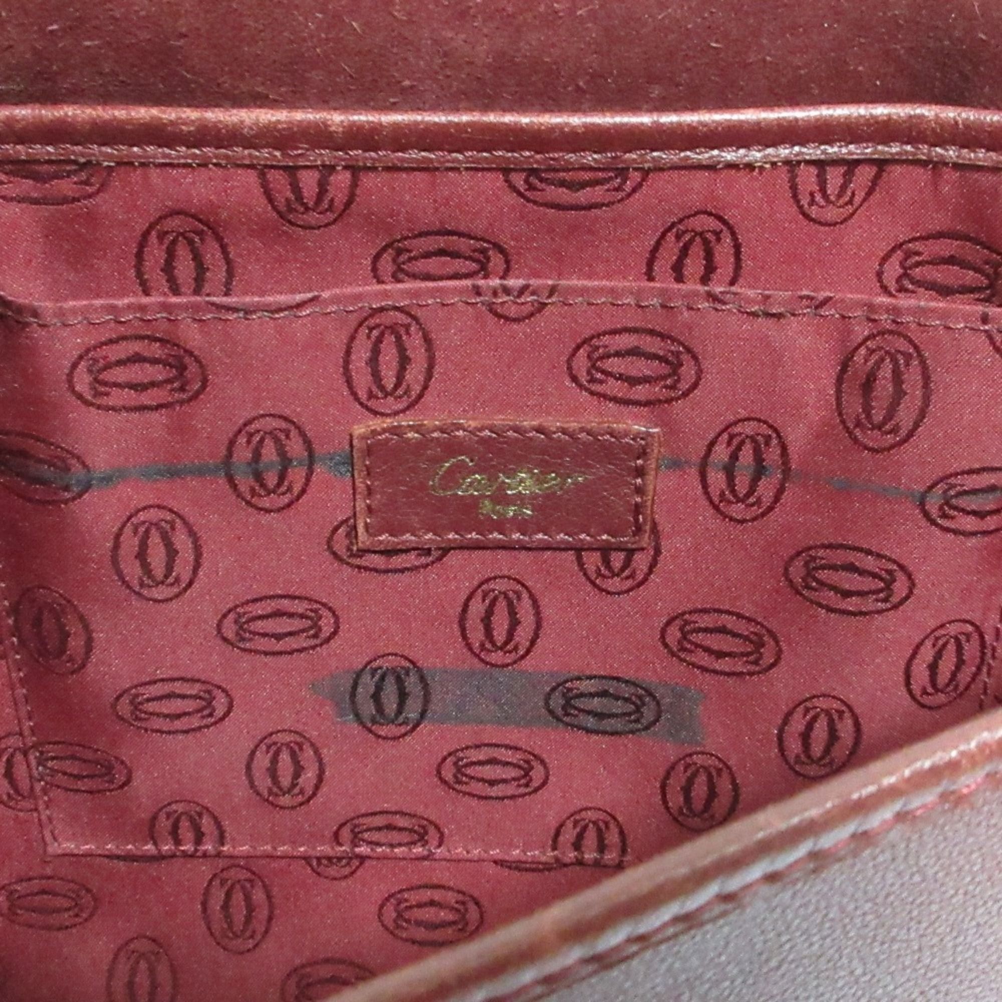 Leather Shoulder Bag (Pre-Owned) - Cartier - Modalova