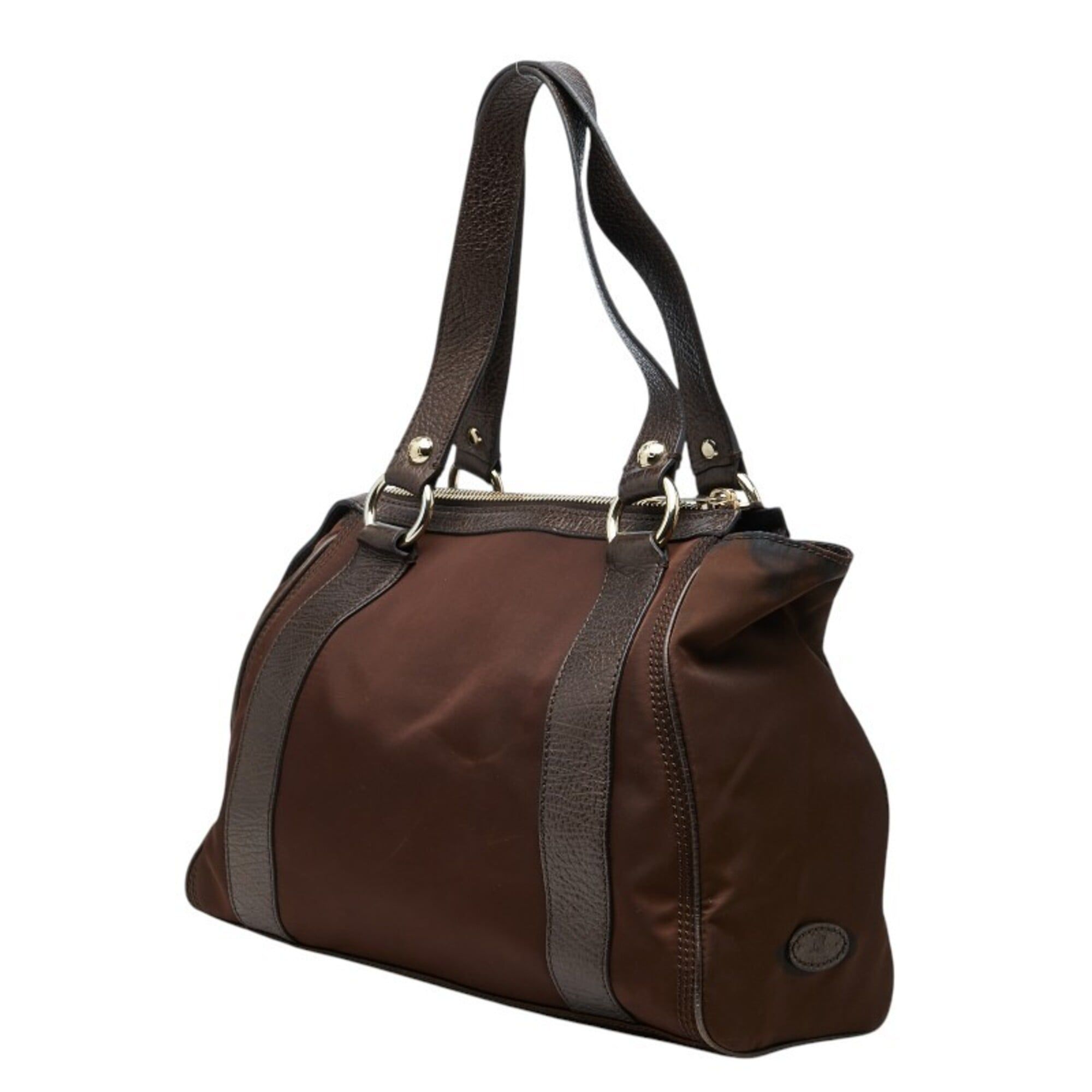 Nylon Leather Handbag (Pre-Owned) - Celine - Modalova