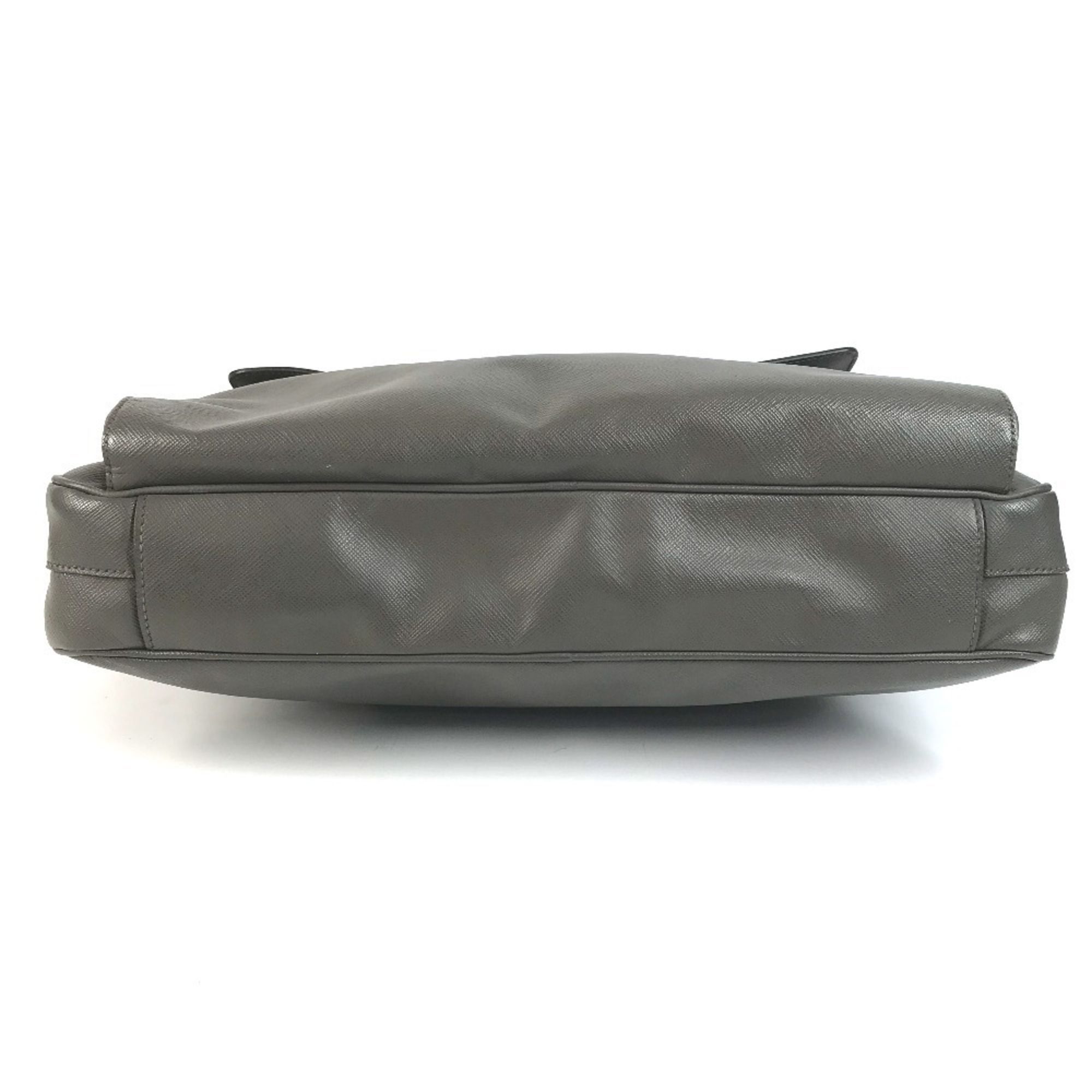 Leather Briefcase Handbag Tote Bag (Pre-Owned) - Prada - Modalova