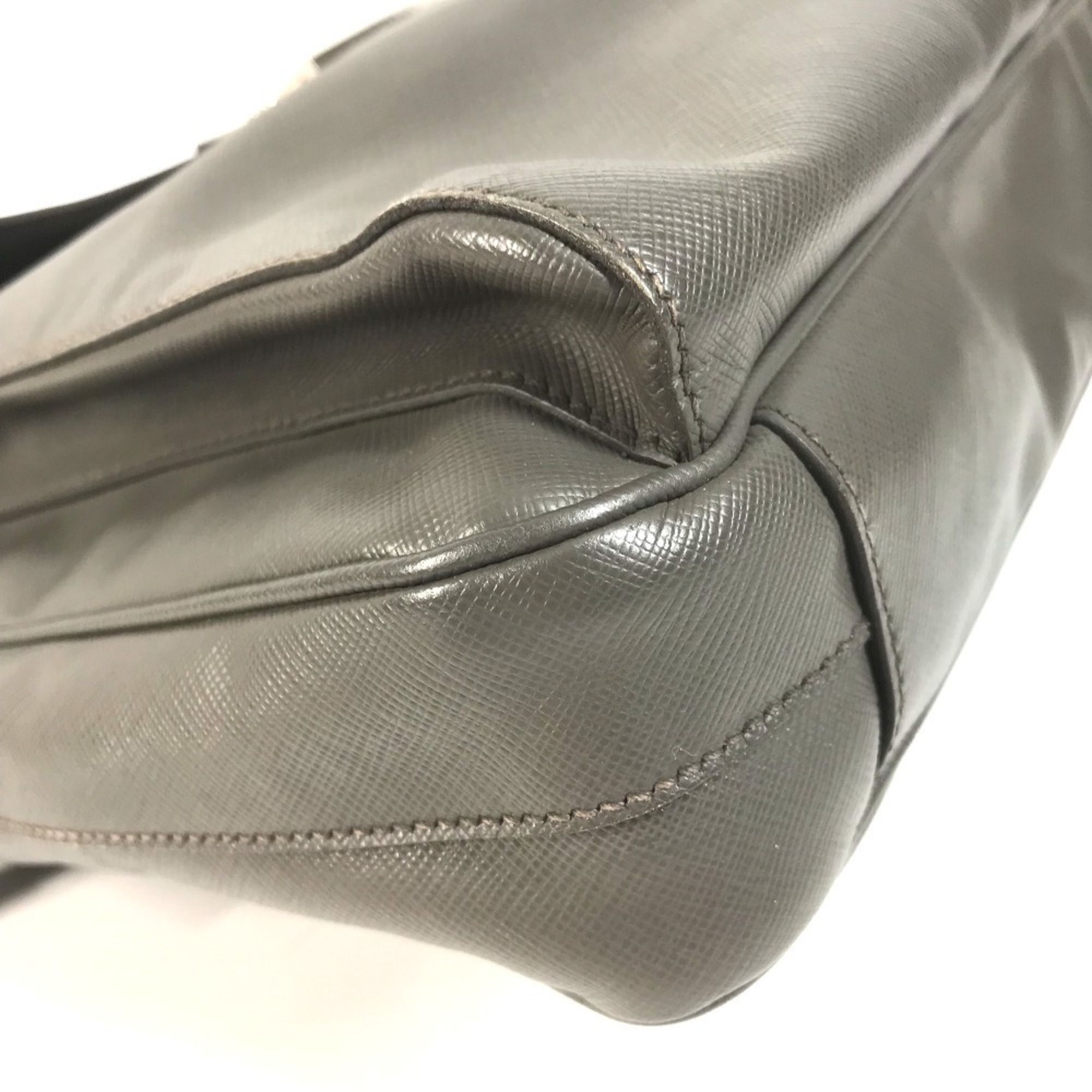 Leather Briefcase Handbag Tote Bag (Pre-Owned) - Prada - Modalova