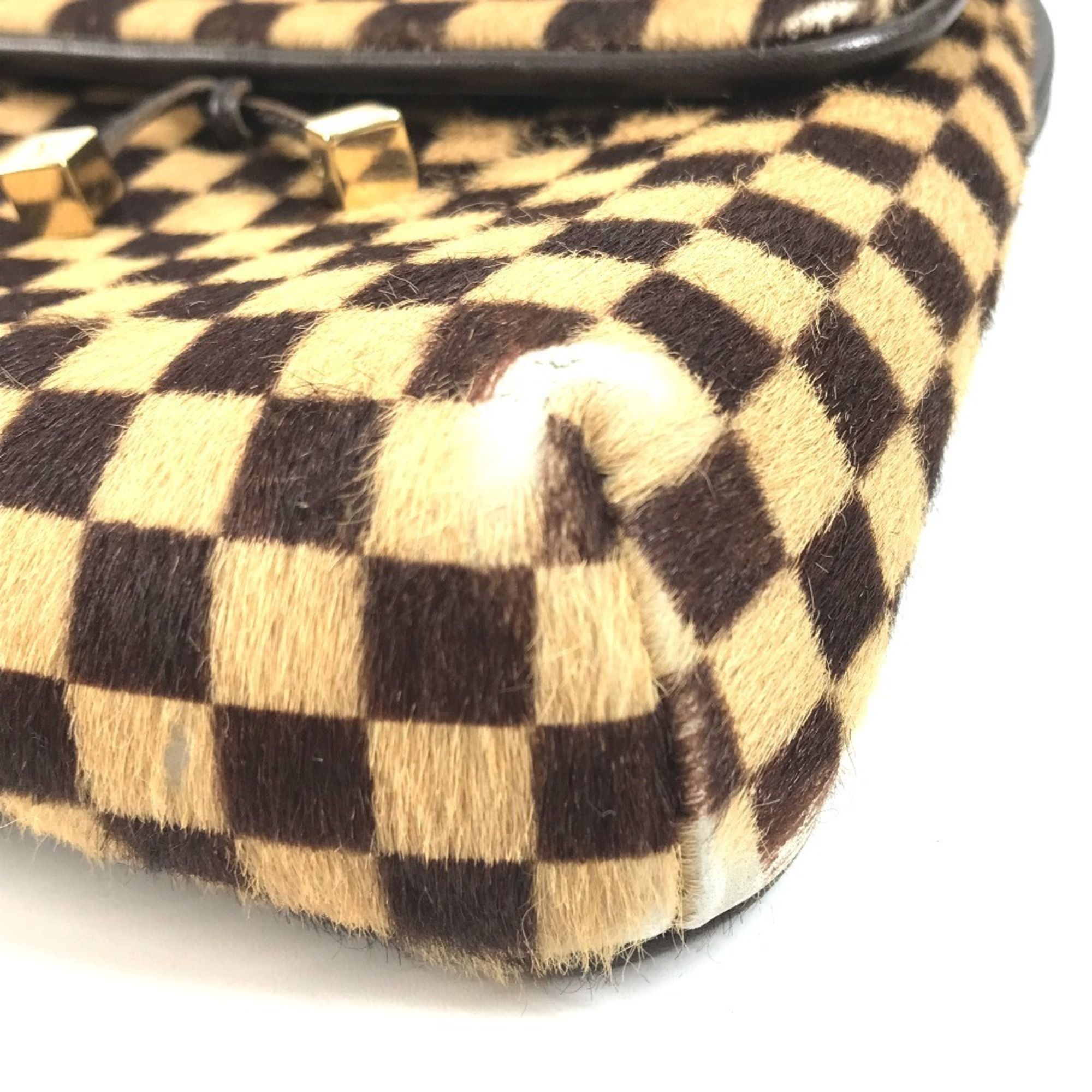 Damier Sauvage Leather Shoulder Bag (Pre-Owned) - Louis Vuitton - Modalova