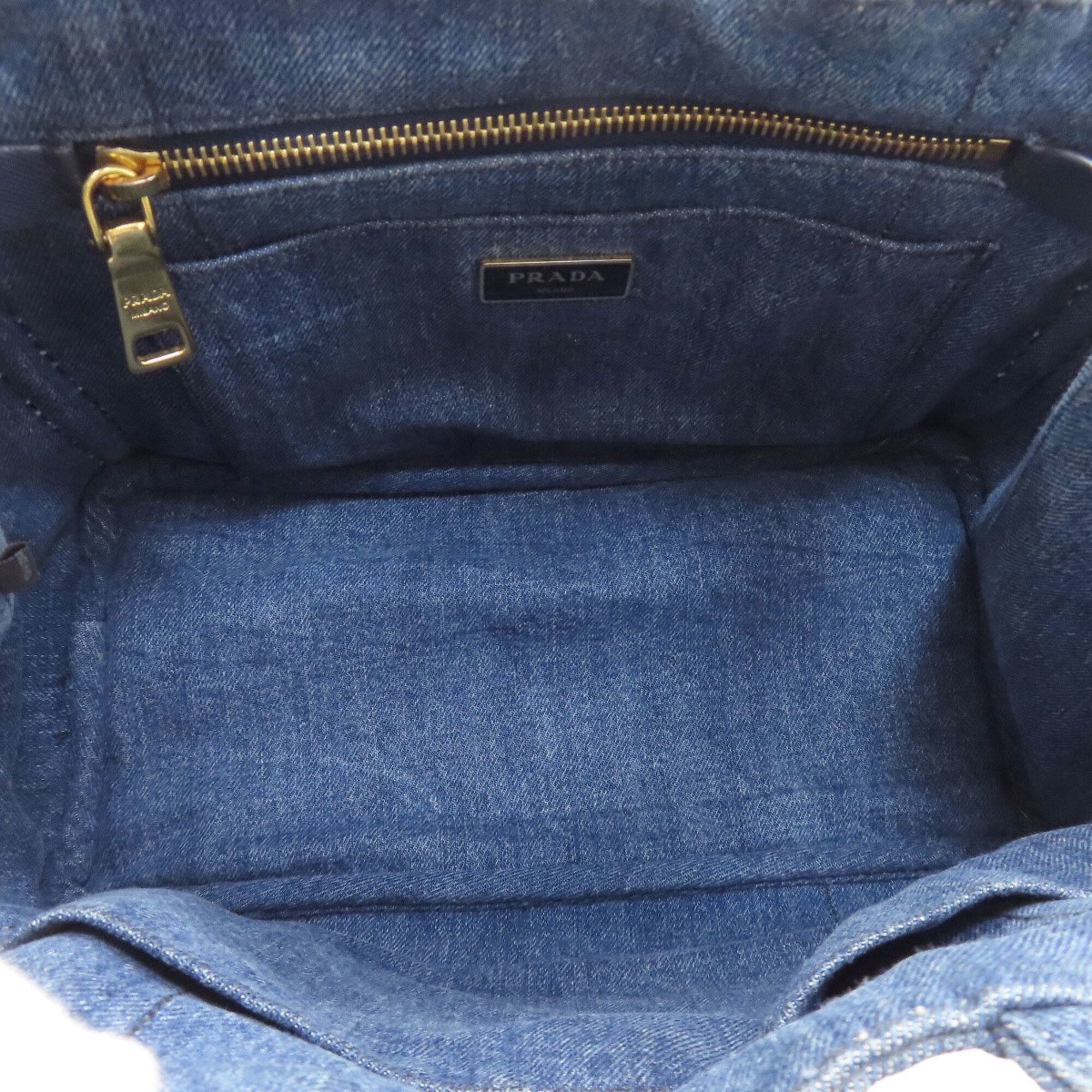 Denim Handbag (Pre-Owned) - Prada - Modalova