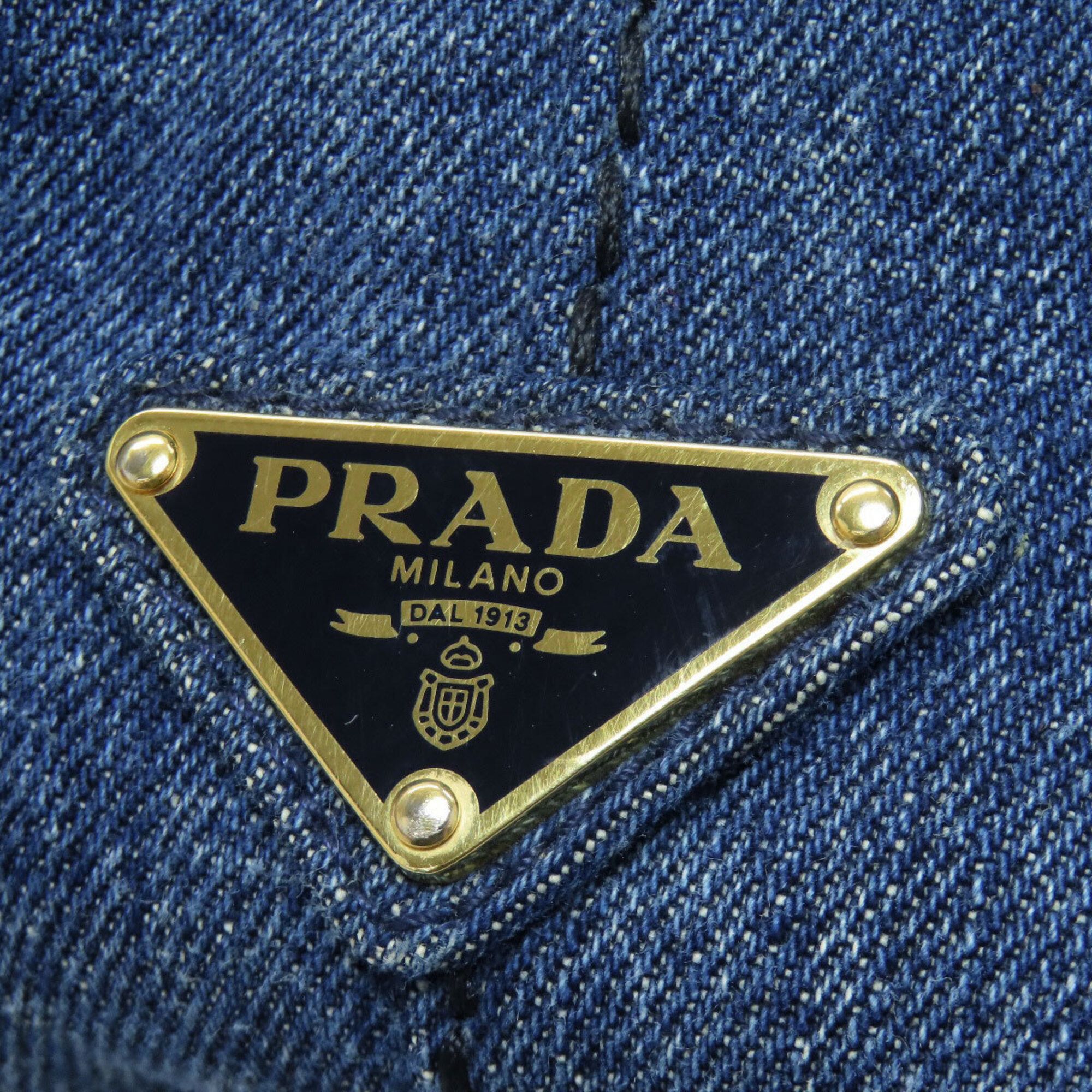 Denim Handbag (Pre-Owned) - Prada - Modalova