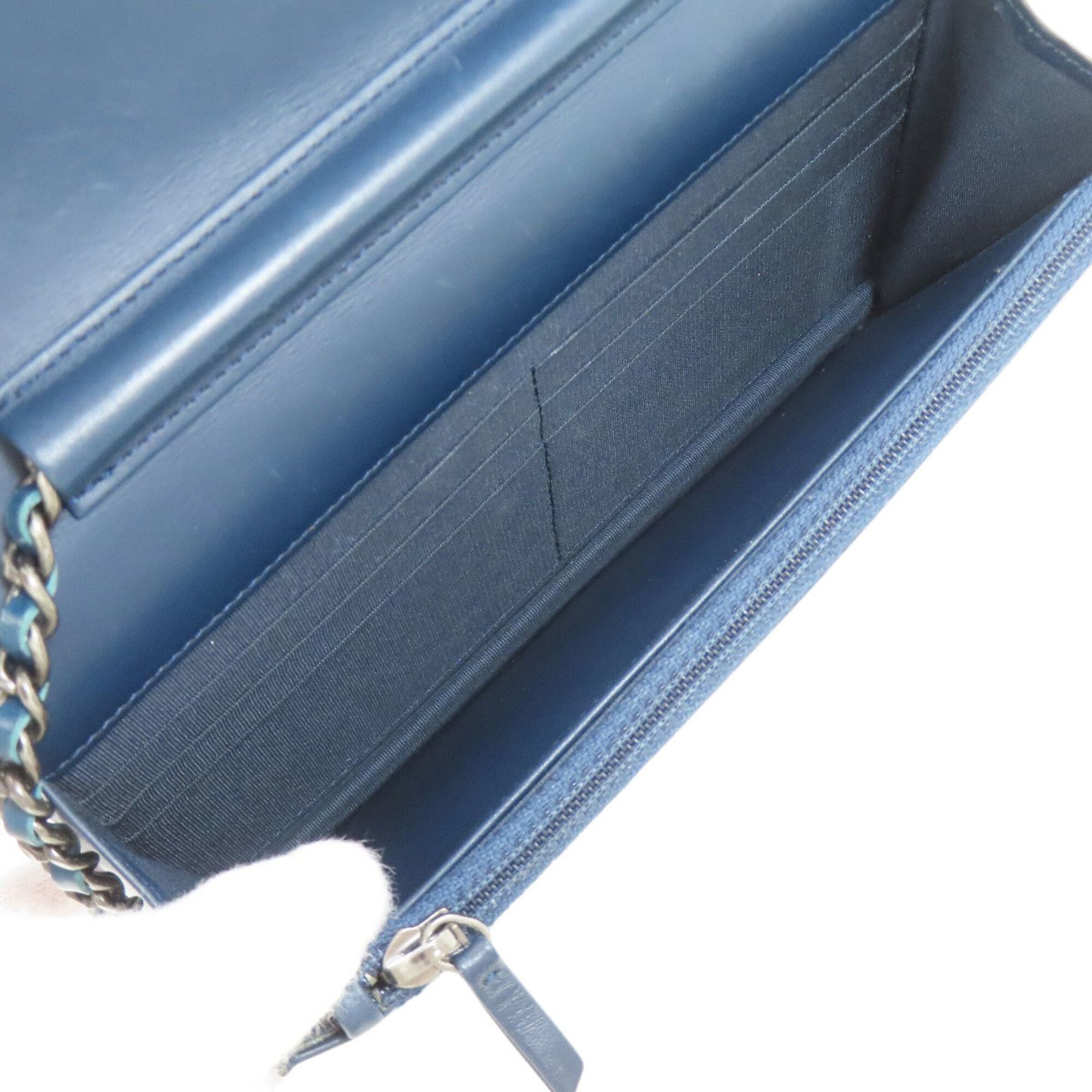 Matelasse Leather Chain/Shoulder Wallet (Pre-Owned) - Chanel - Modalova