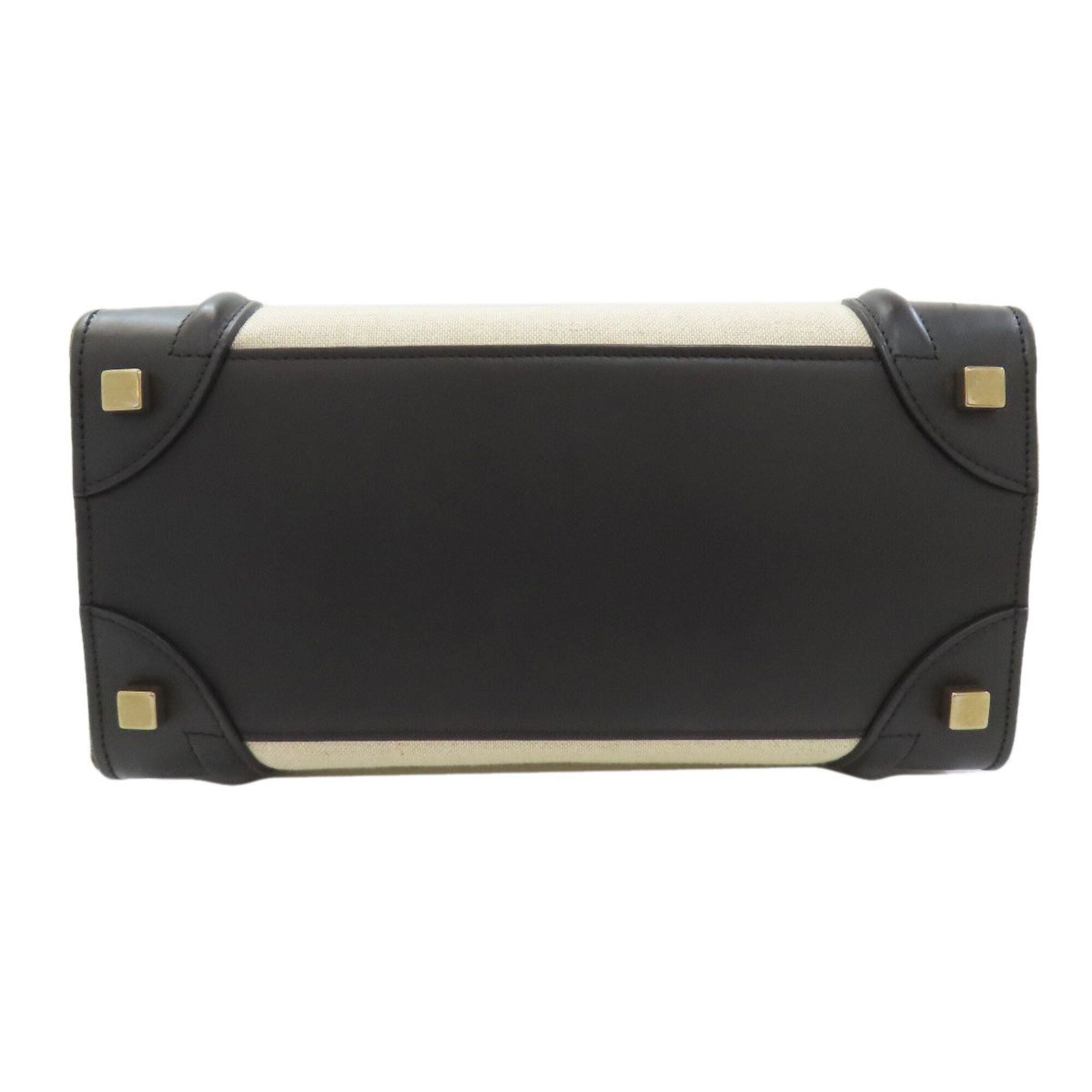 Leather Canvas Handbag (Pre-Owned) - Celine - Modalova