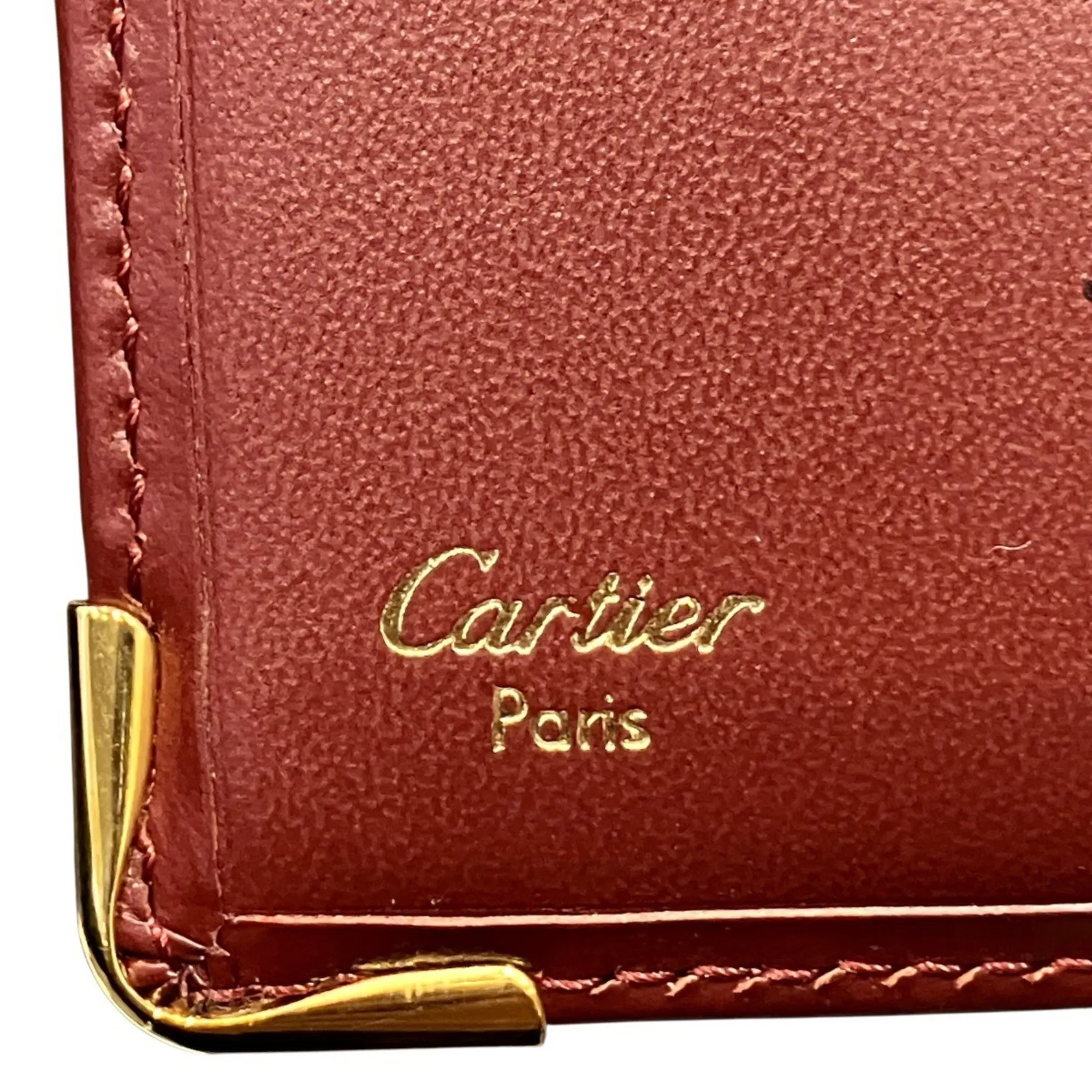 Must Leather Wallet (Bi-Fold) (Pre-Owned) - Cartier - Modalova