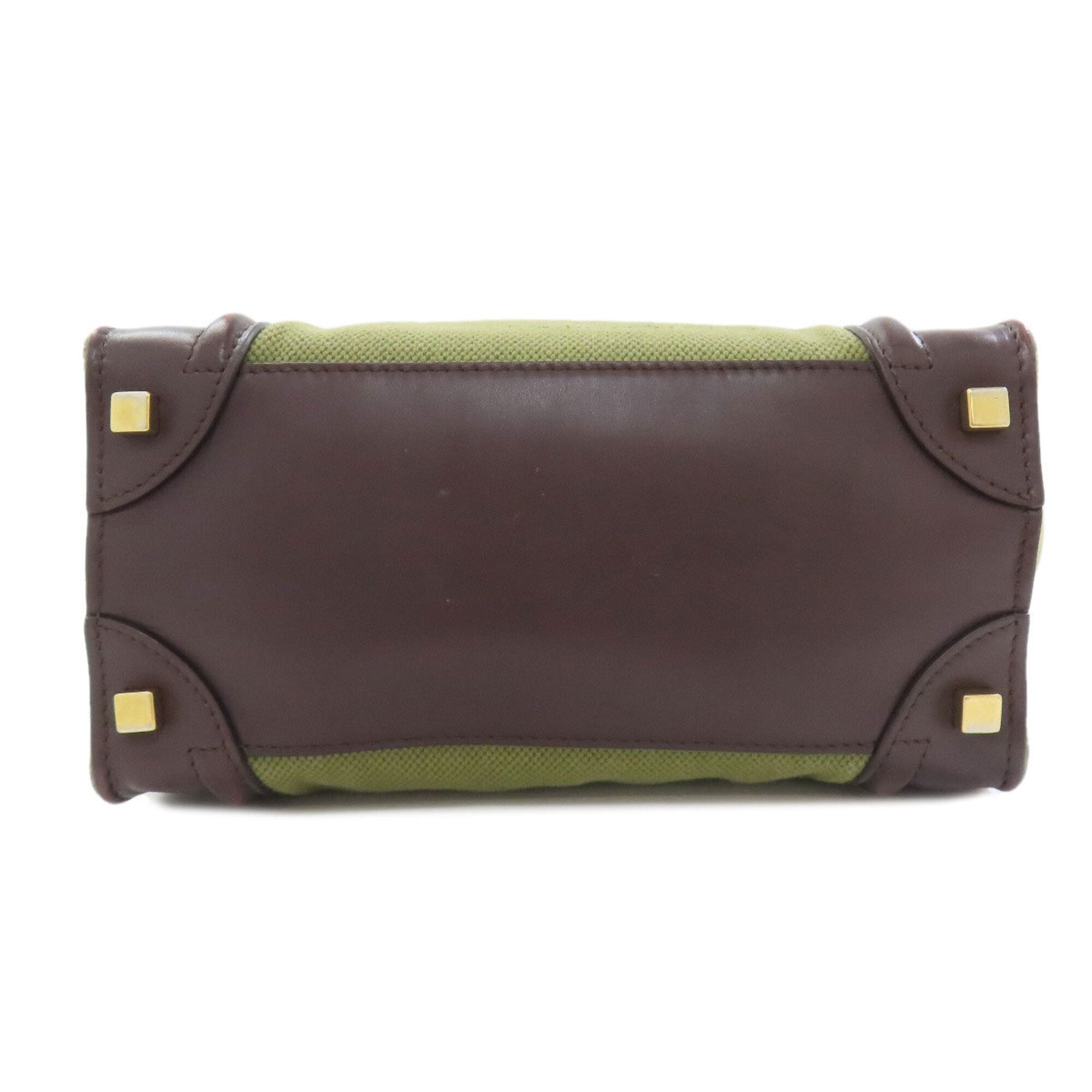 Canvas Leather Handbag (Pre-Owned) - Celine - Modalova