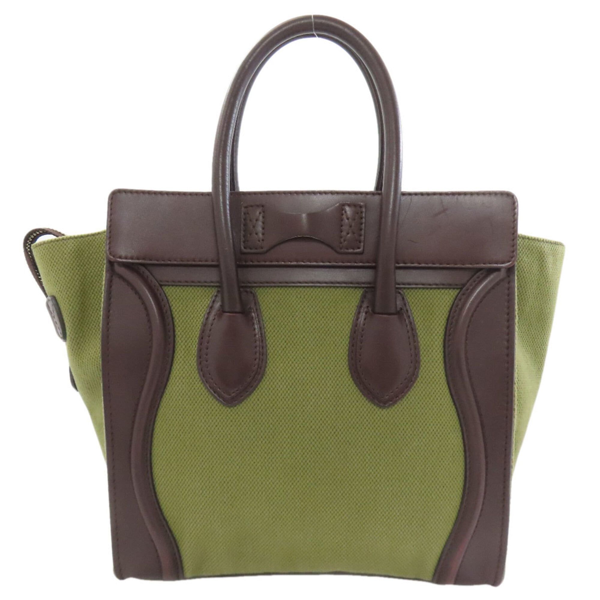 Canvas Leather Handbag (Pre-Owned) - Celine - Modalova