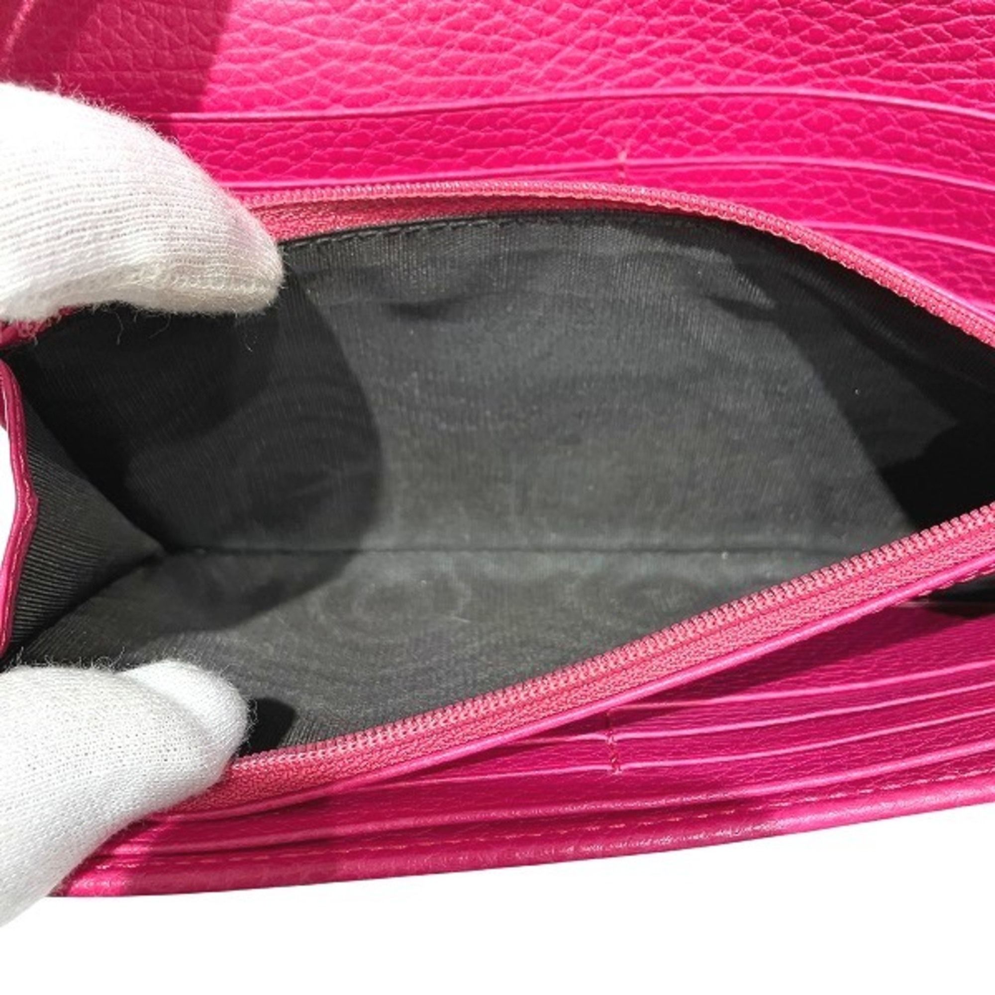 Leather Long Wallet (Bi-Fold) (Pre-Owned) - Gucci - Modalova