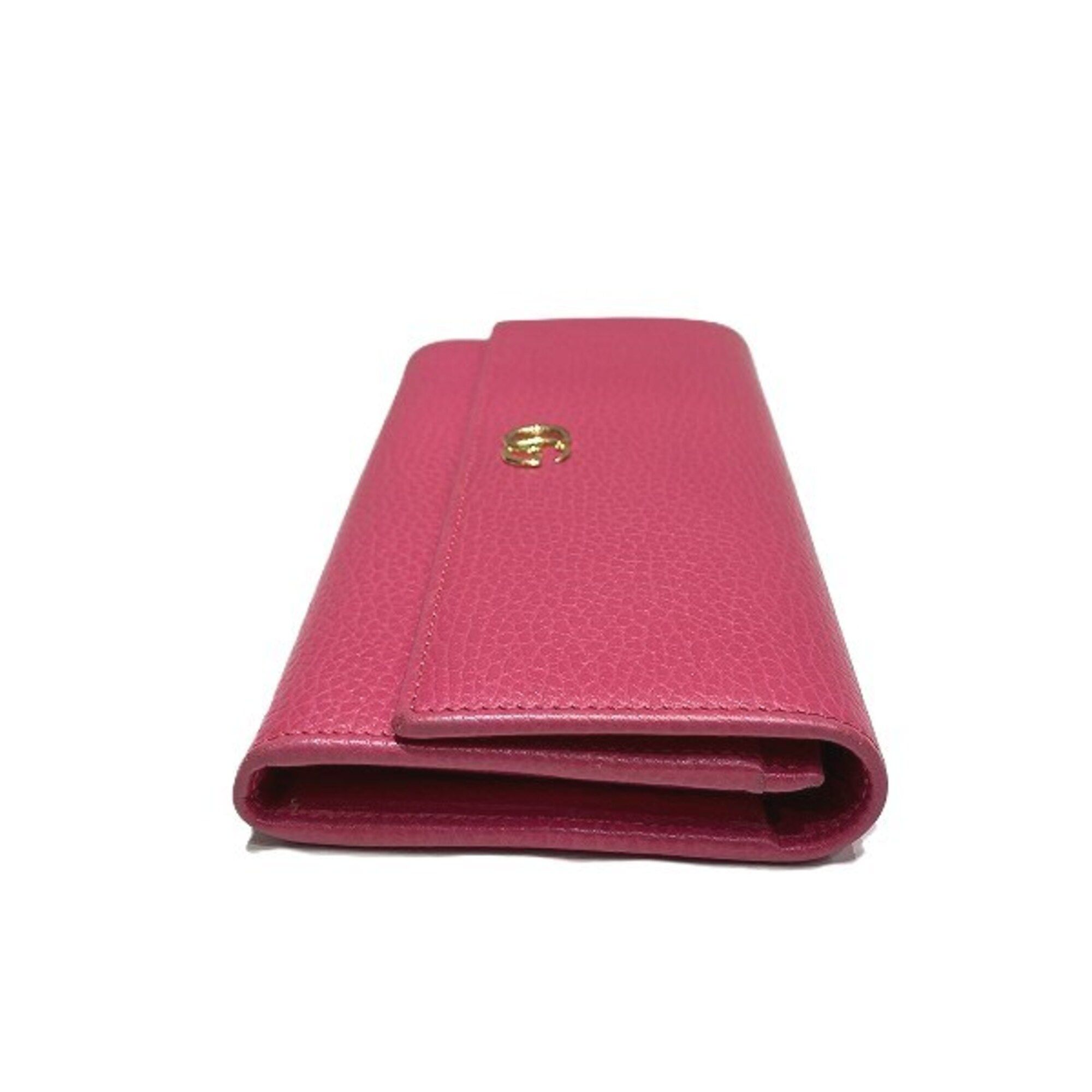 Leather Long Wallet (Bi-Fold) (Pre-Owned) - Gucci - Modalova