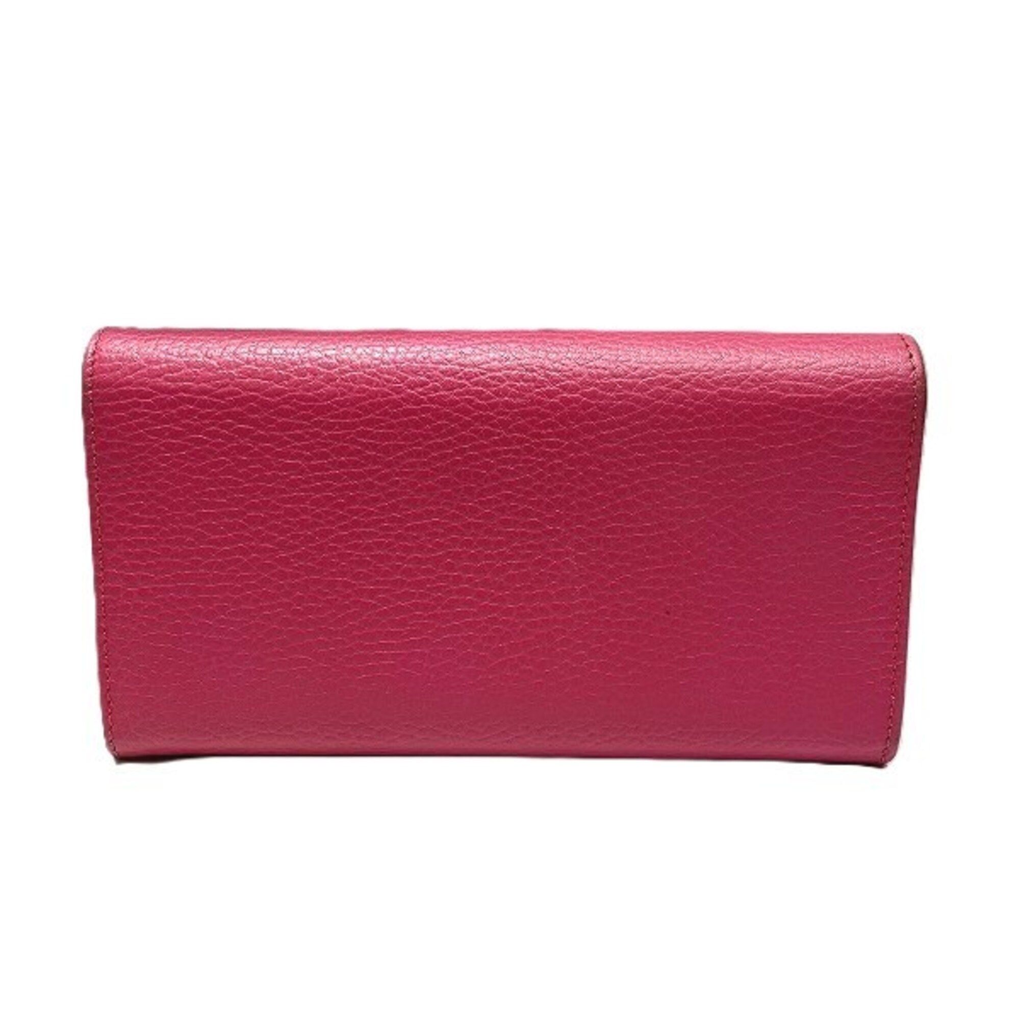 Leather Long Wallet (Bi-Fold) (Pre-Owned) - Gucci - Modalova