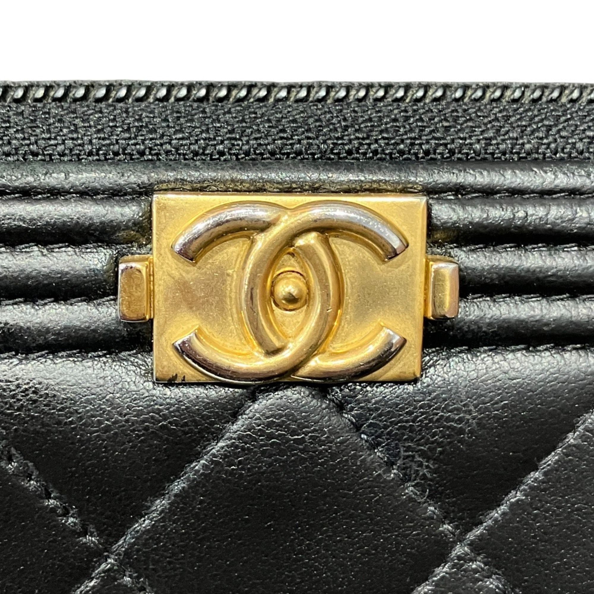 Leather Long Wallet (Bi-Fold) (Pre-Owned) - Chanel - Modalova