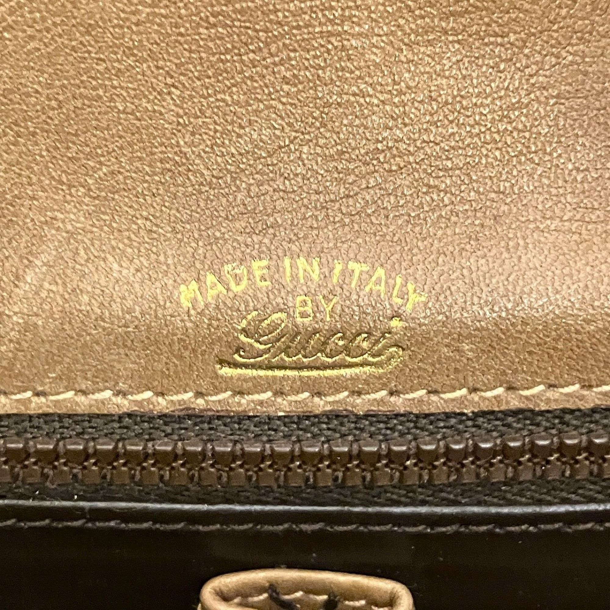 Horsebit Canvas Leather Shoulder Bag (Pre-Owned) - Gucci - Modalova