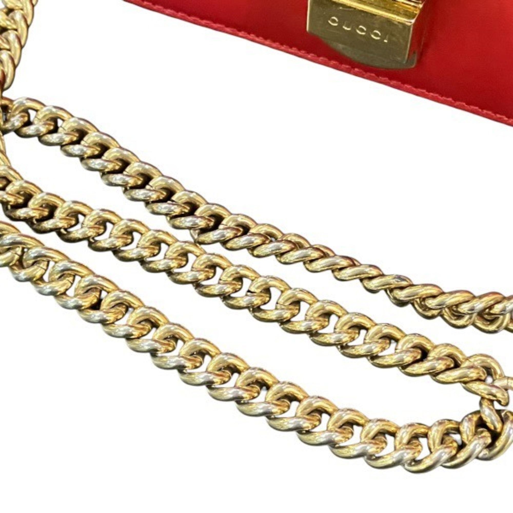 Sherry Line Leather Handbag Shoulder Bag (Pre-Owned) - Gucci - Modalova
