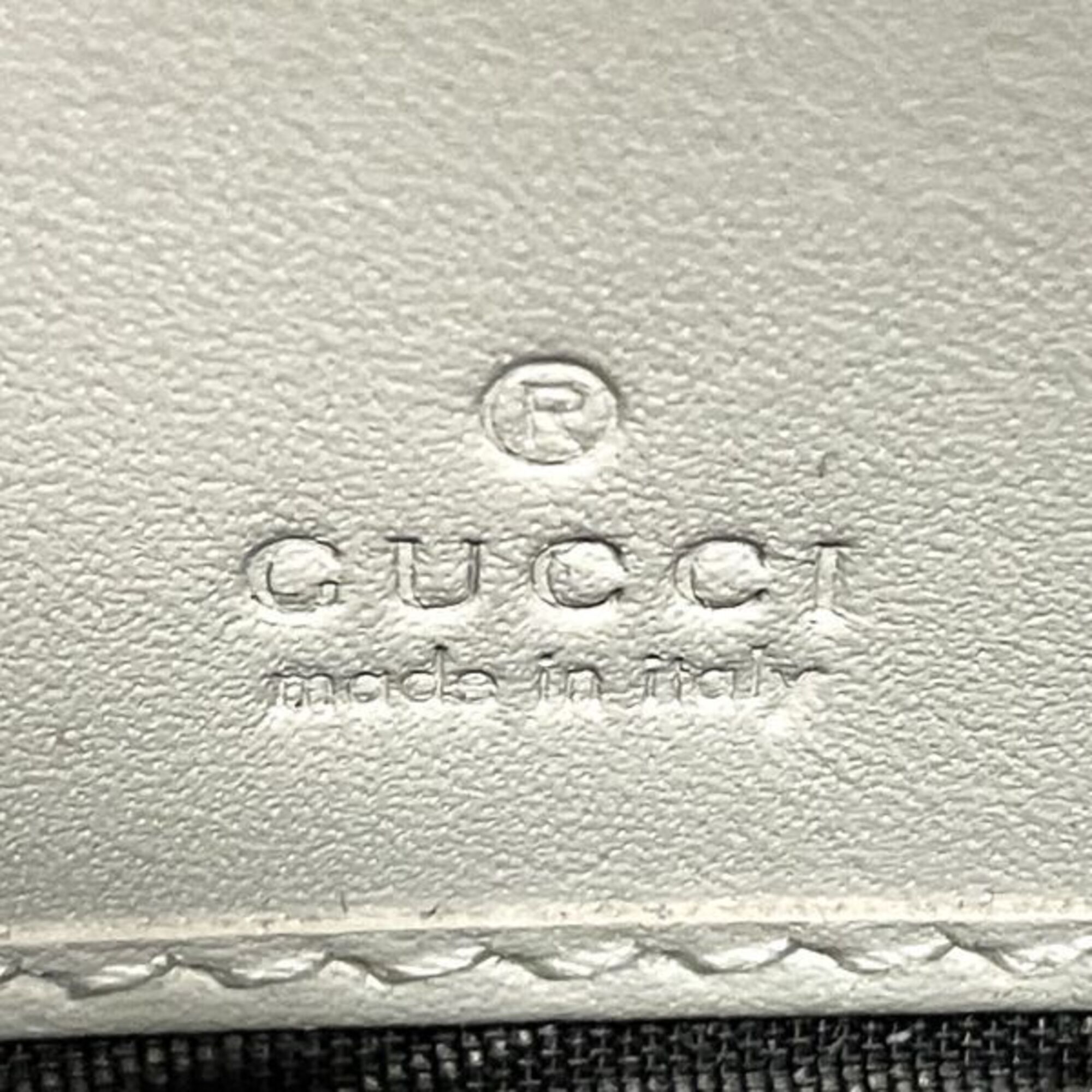Canvas Leather Long Wallet (Bi-Fold) (Pre-Owned) - Gucci - Modalova