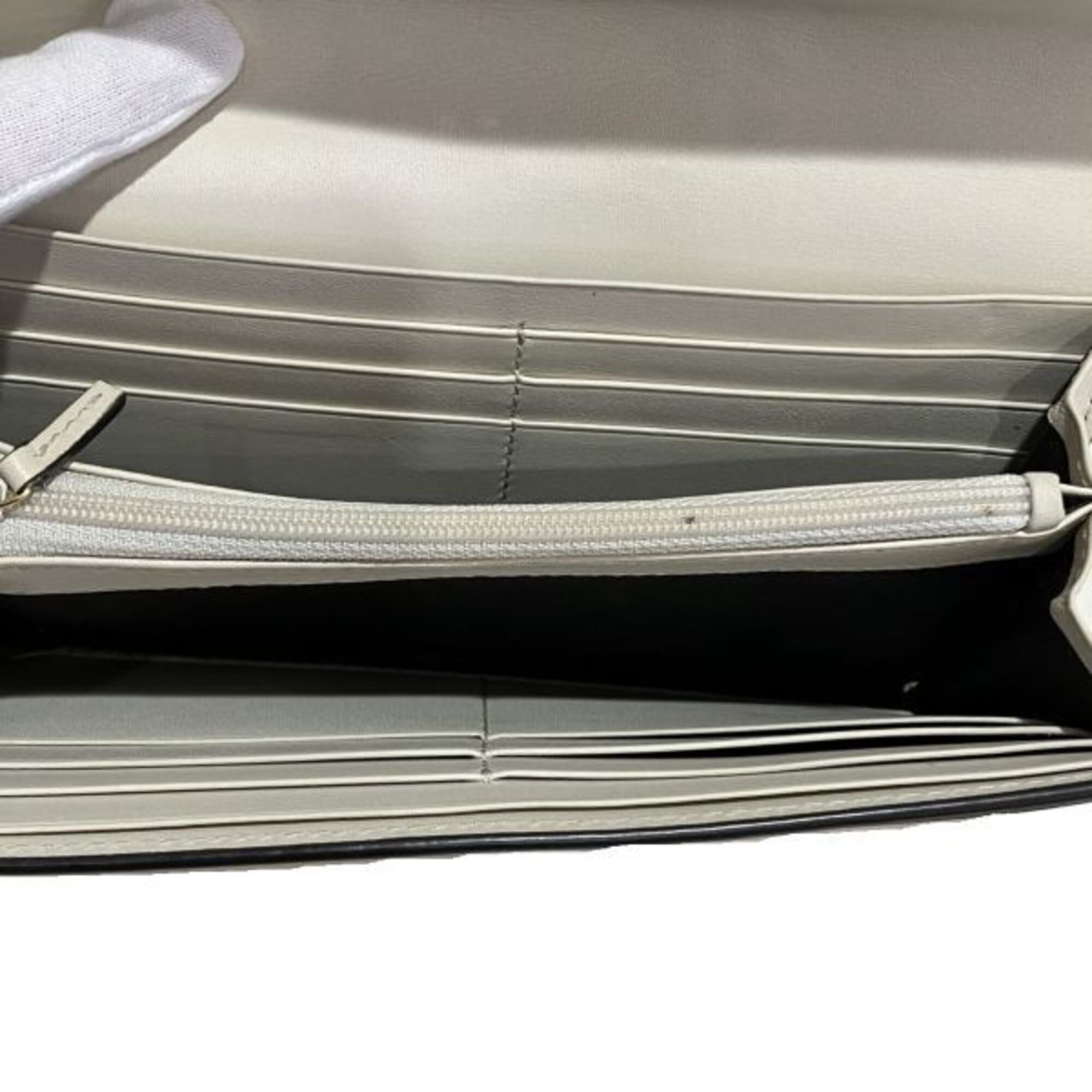 Canvas Leather Long Wallet (Bi-Fold) (Pre-Owned) - Gucci - Modalova