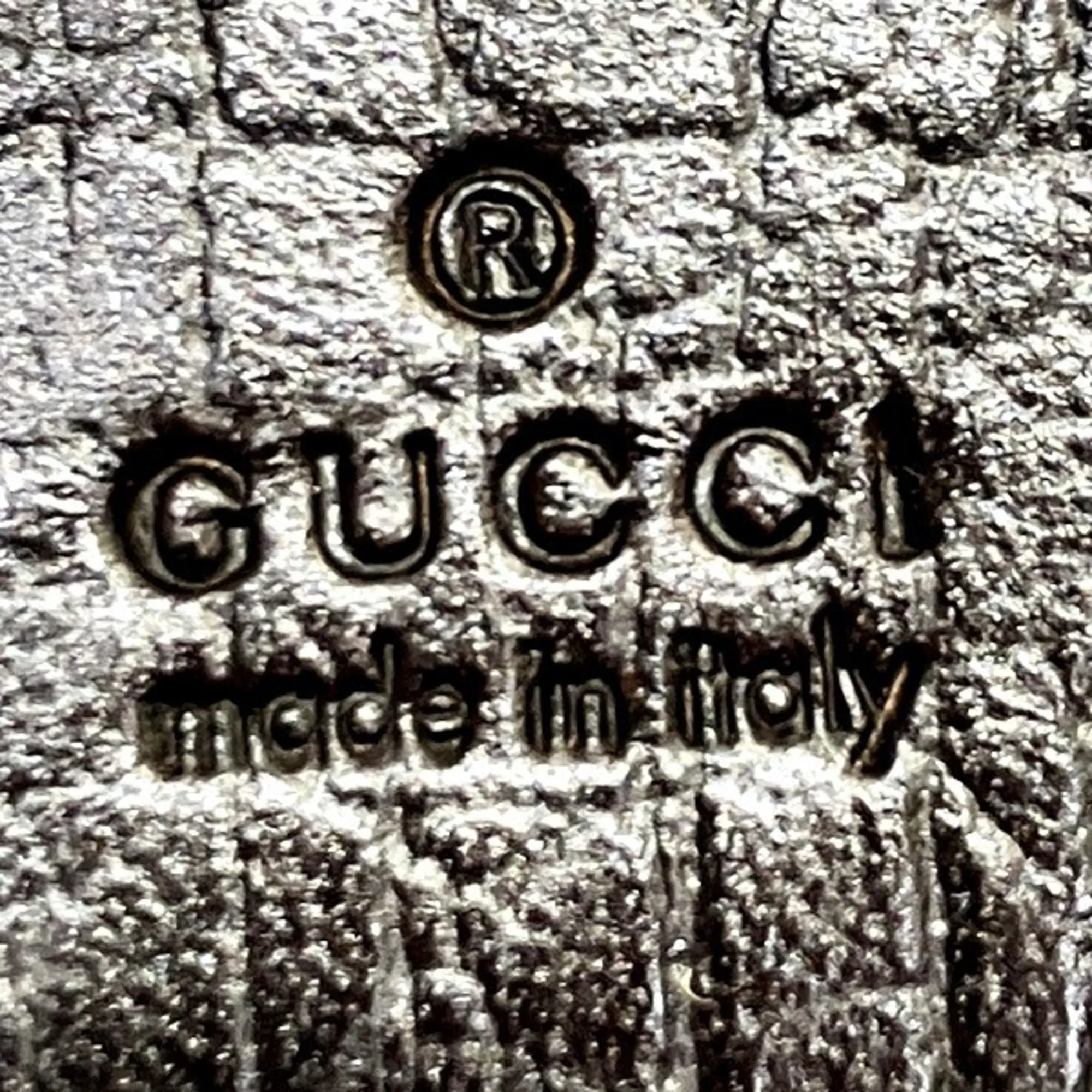 Leather Canvas Wallet (Tri-Fold) (Pre-Owned) - Gucci - Modalova