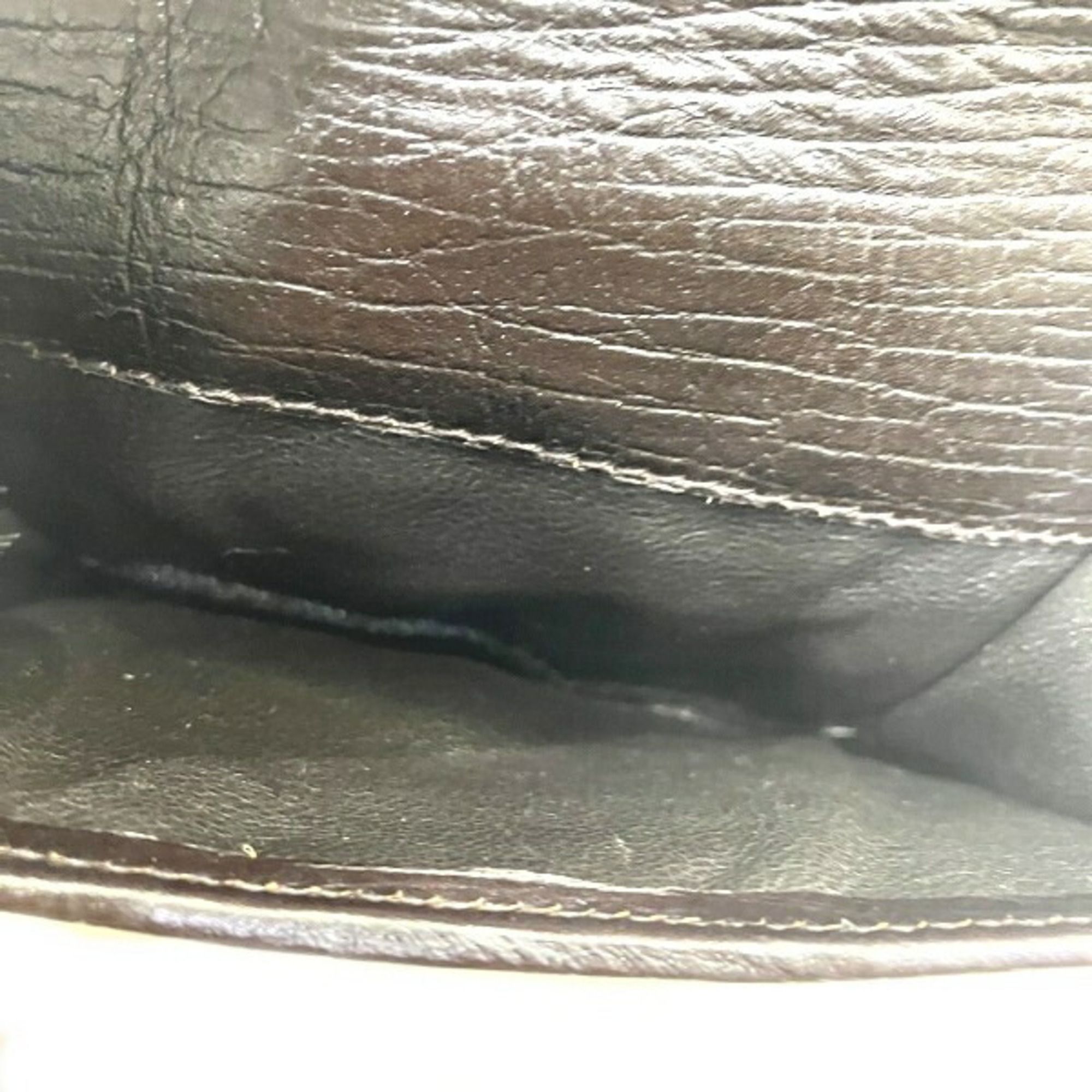 Leather Canvas Wallet (Tri-Fold) (Pre-Owned) - Gucci - Modalova