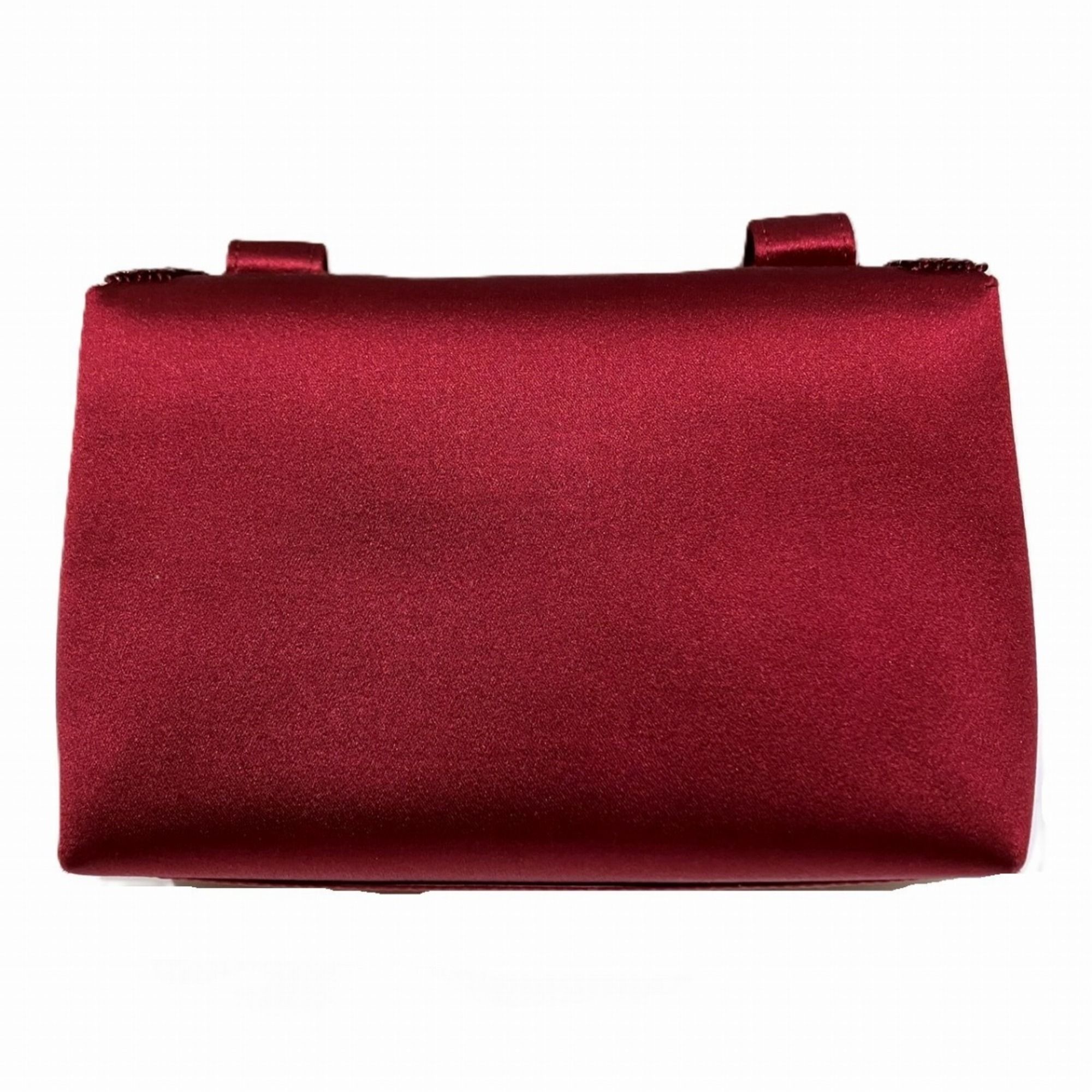 Satin Rhinestone Shoulder Bag (Pre-Owned) - Chanel - Modalova