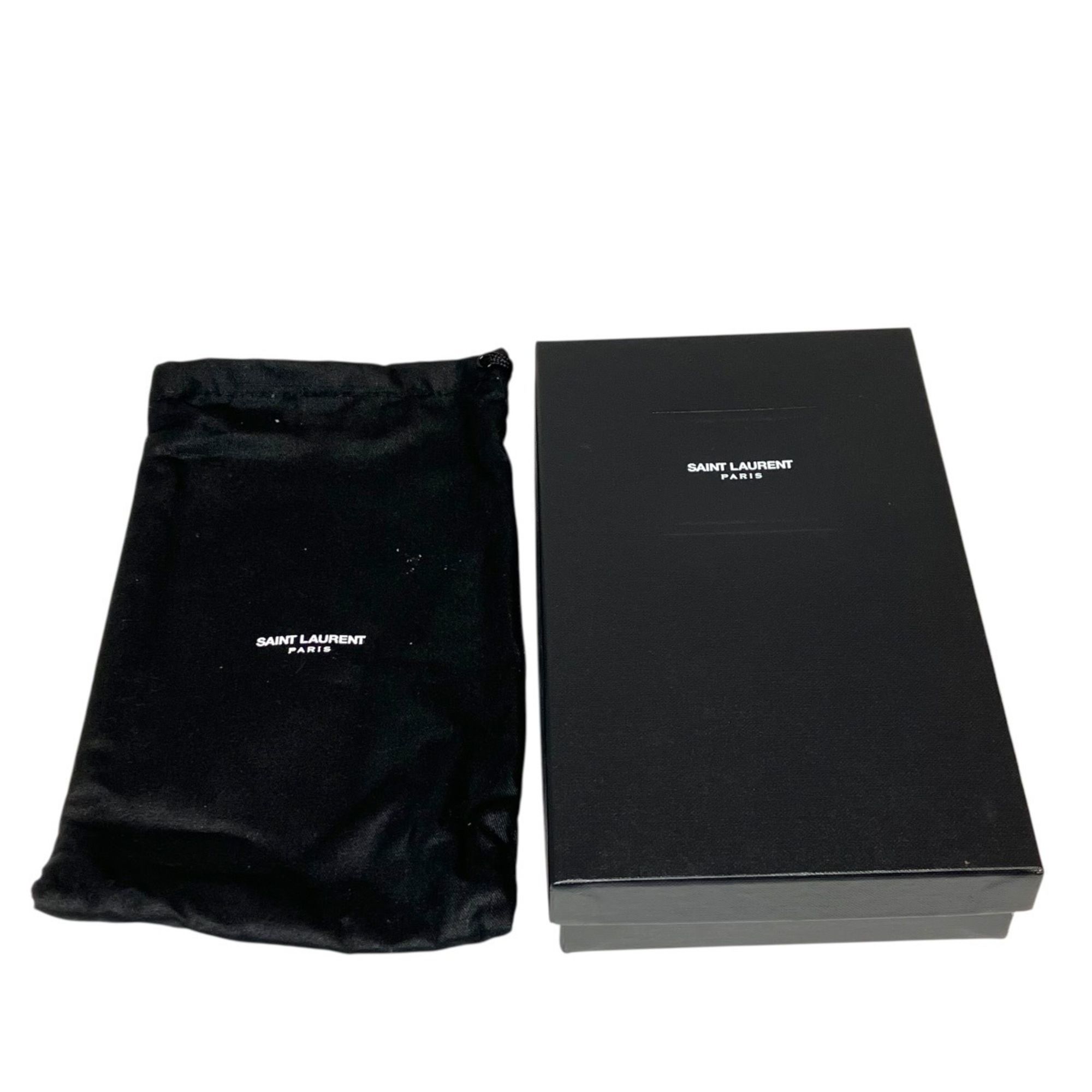 Leather Long Wallet (Bi-Fold) (Pre-Owned) - Saint Laurent - Modalova