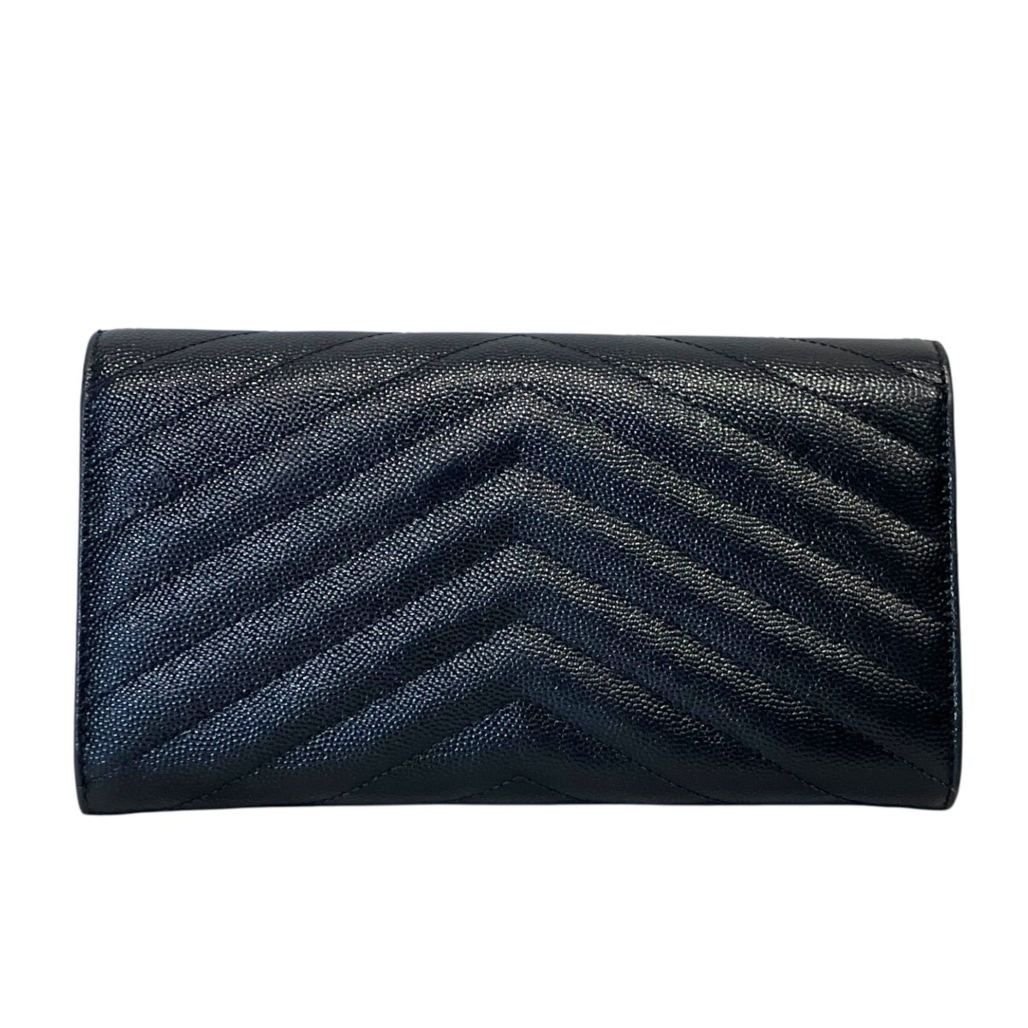 Leather Long Wallet (Bi-Fold) (Pre-Owned) - Saint Laurent - Modalova