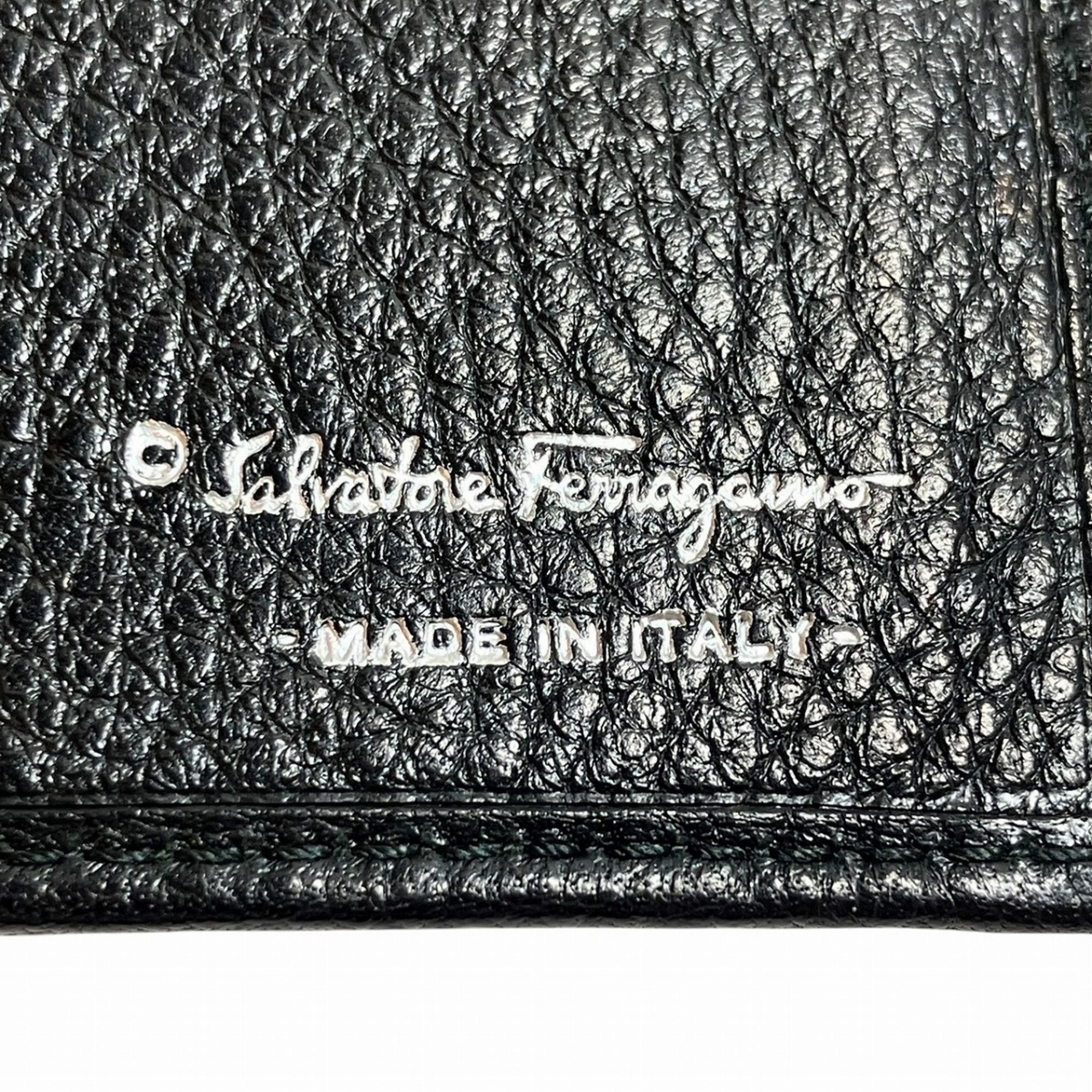 Leather Long Wallet (Bi-Fold) (Pre-Owned) - Salvatore Ferragamo - Modalova