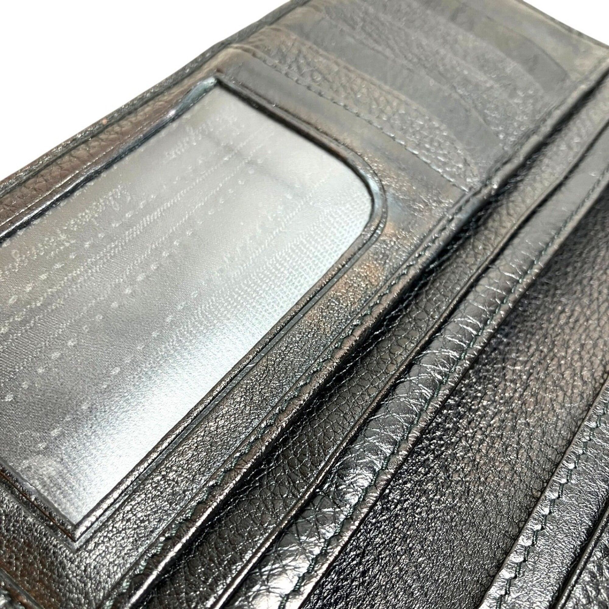 Leather Long Wallet (Bi-Fold) (Pre-Owned) - Salvatore Ferragamo - Modalova
