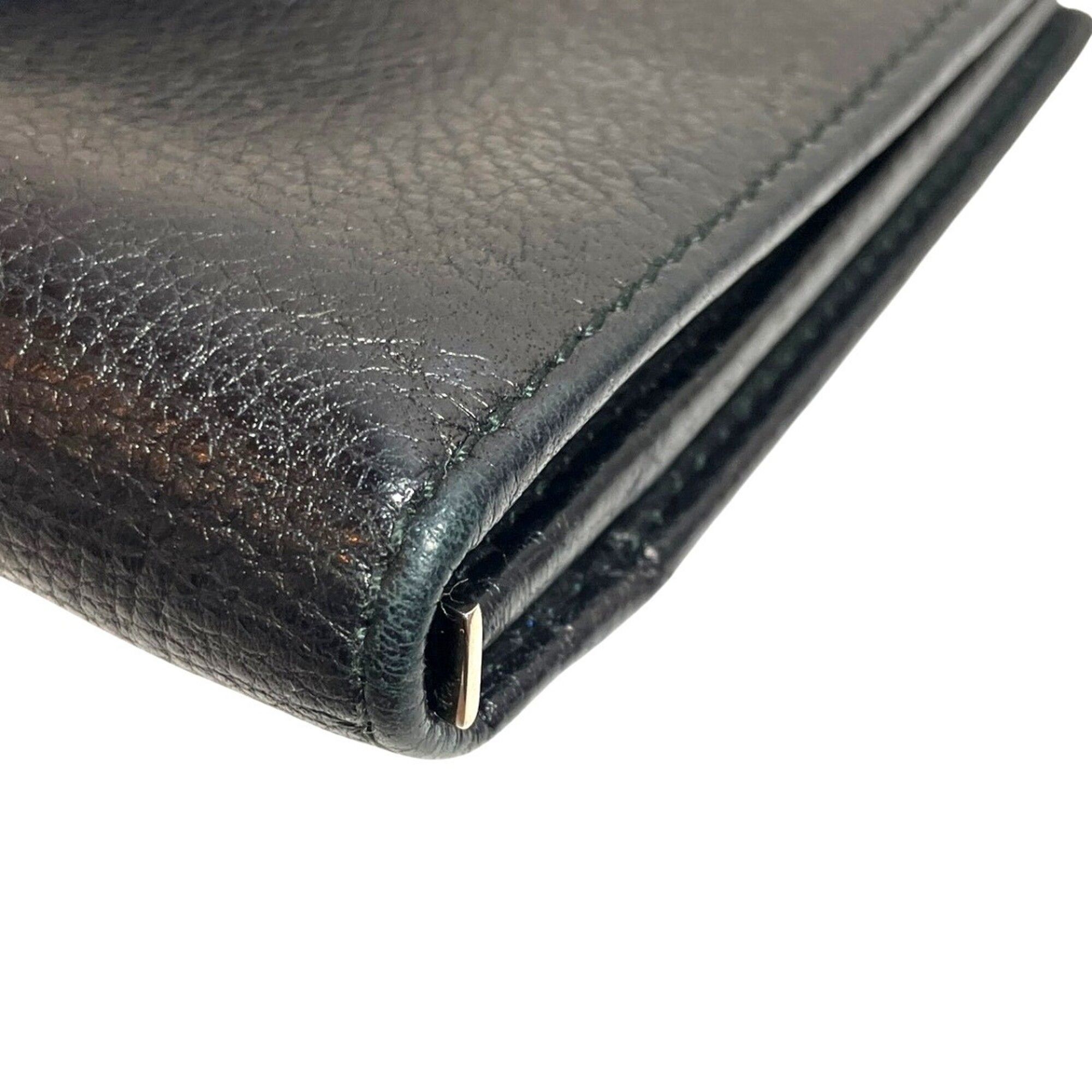 Leather Long Wallet (Bi-Fold) (Pre-Owned) - Salvatore Ferragamo - Modalova