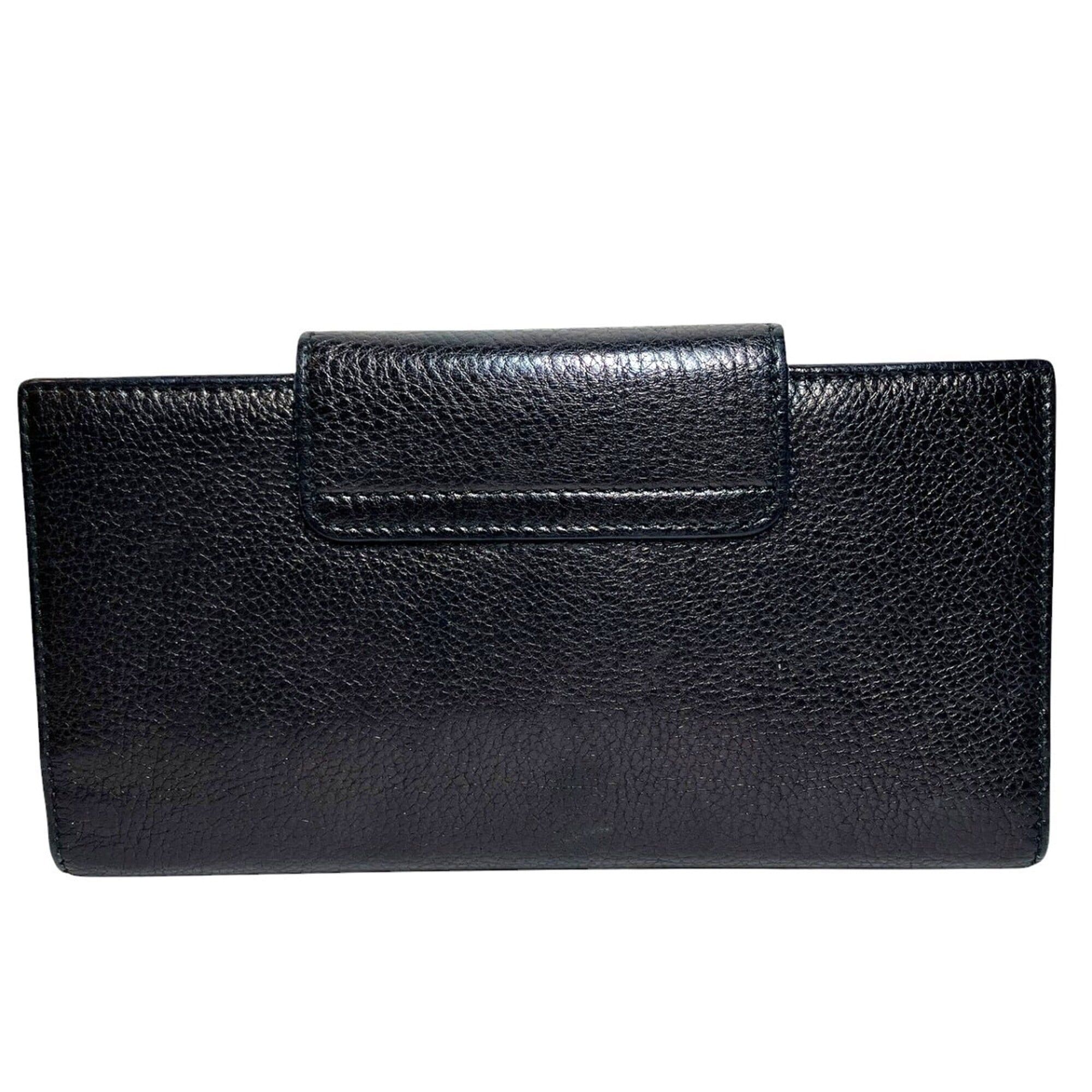 Leather Long Wallet (Bi-Fold) (Pre-Owned) - Salvatore Ferragamo - Modalova
