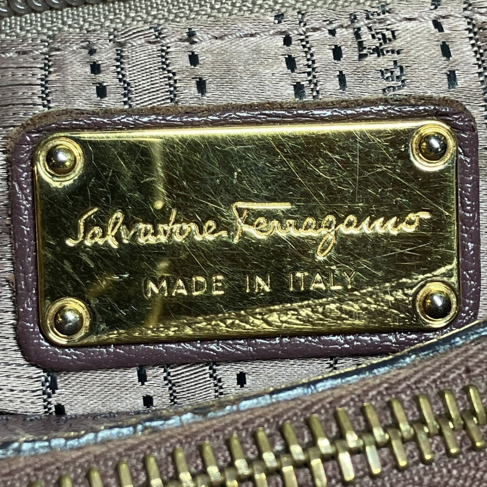 Leather Handbag (Pre-Owned) - Salvatore Ferragamo - Modalova