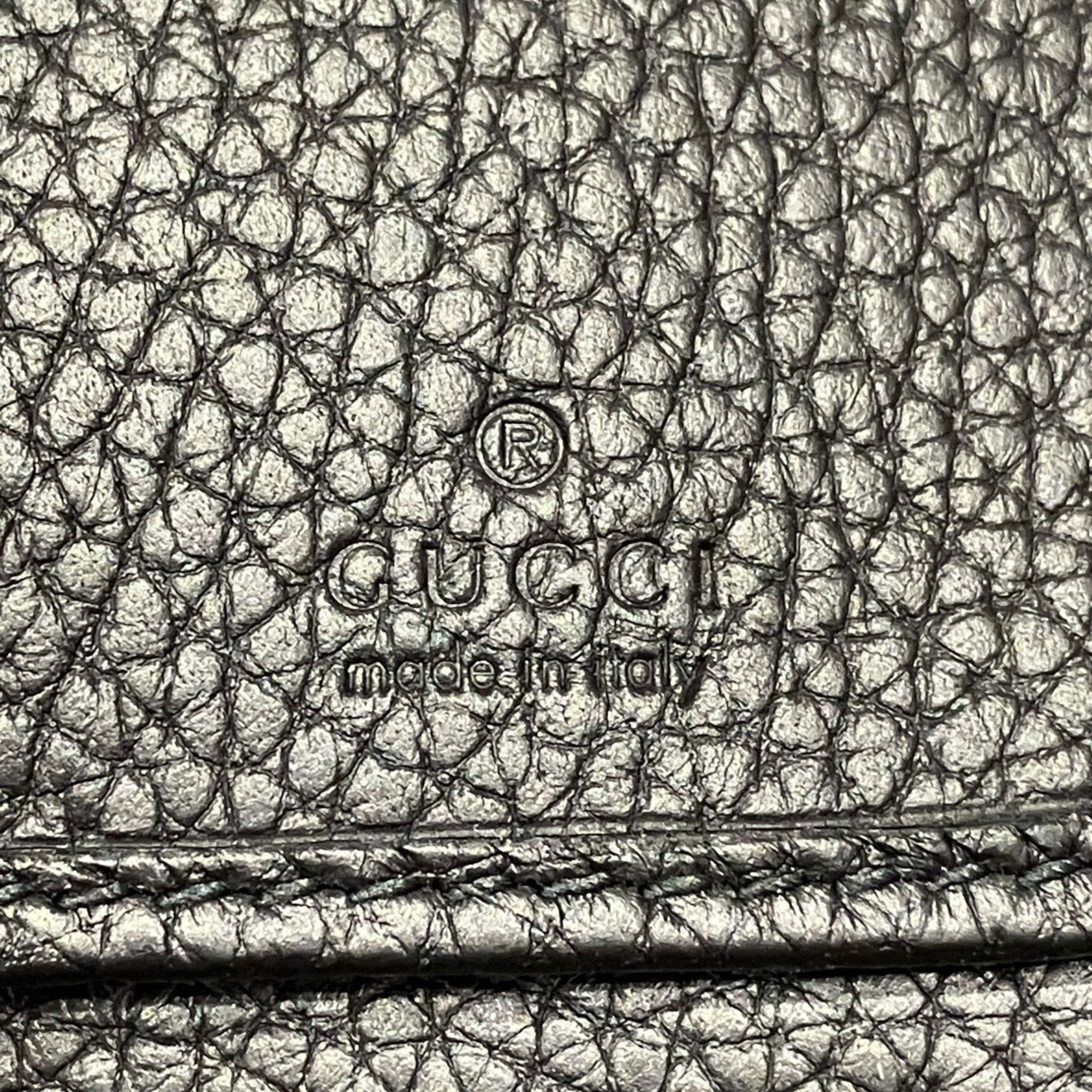 Leather Long Wallet (Bi-Fold) (Pre-Owned) - Gucci - Modalova