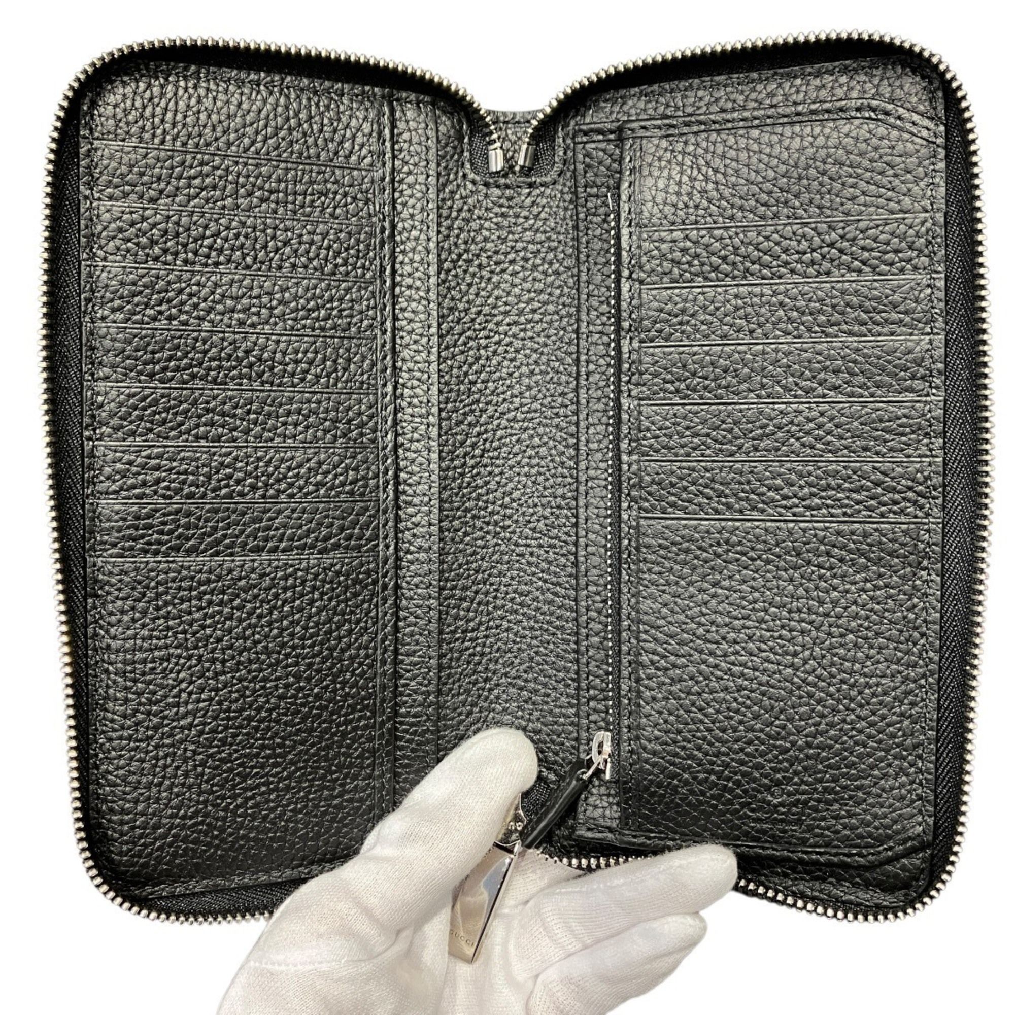 Leather Long Wallet (Bi-Fold) (Pre-Owned) - Gucci - Modalova