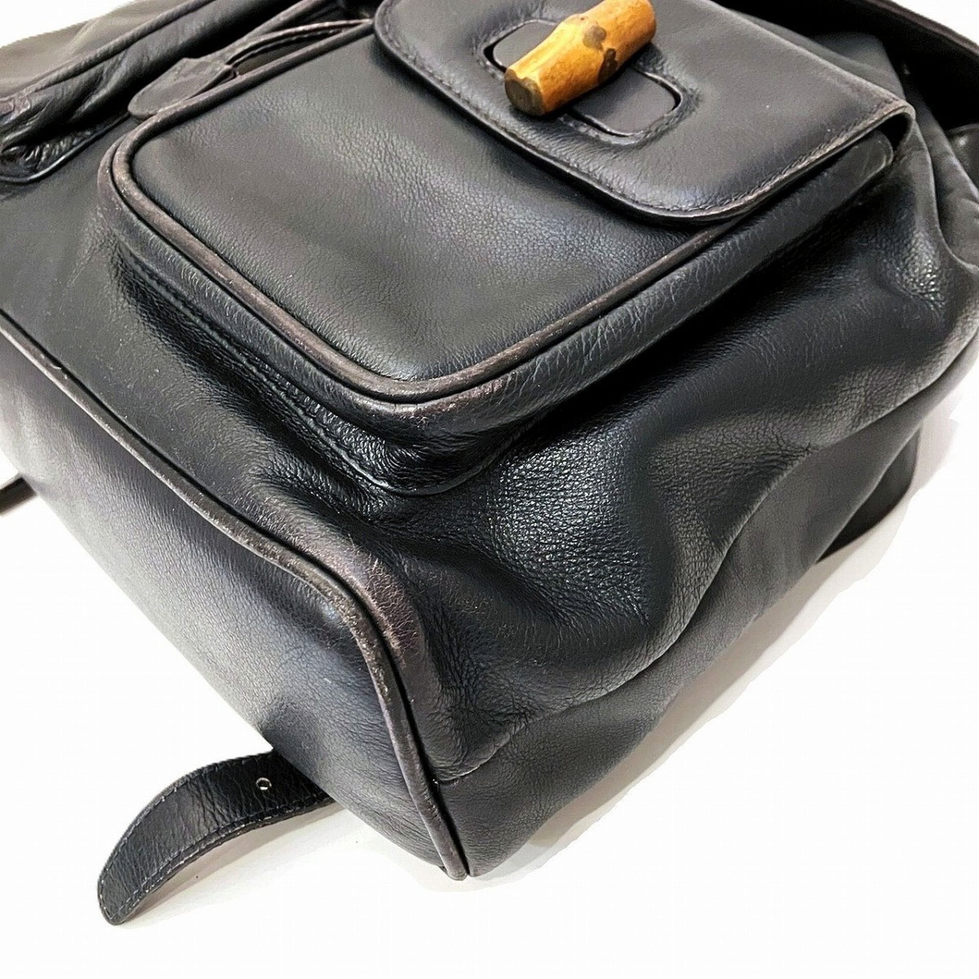 Gucci Black Backpack (Pre-Owned) - Gucci - Modalova