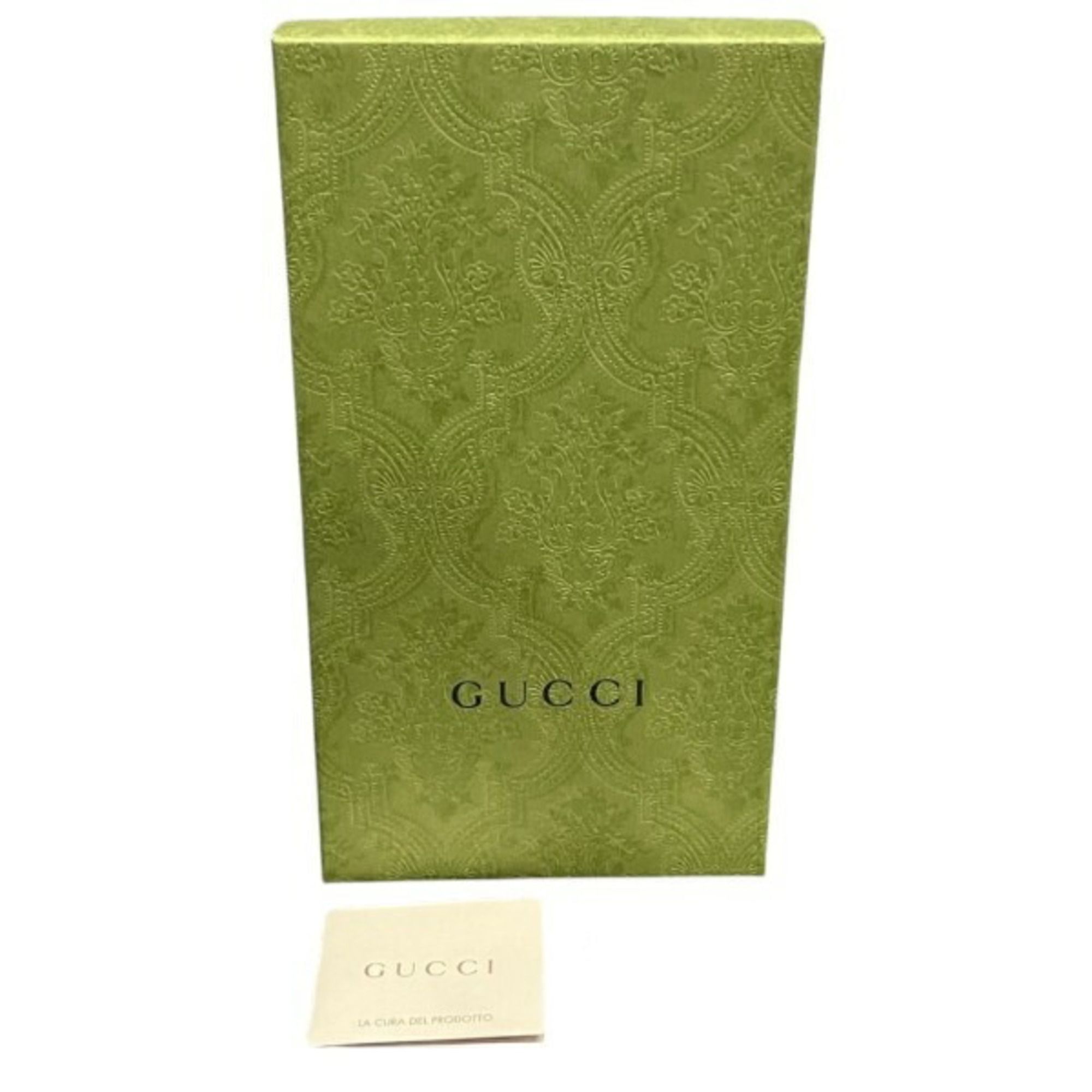 Leather Canvas Long Wallet (Bi-Fold) (Pre-Owned) - Gucci - Modalova