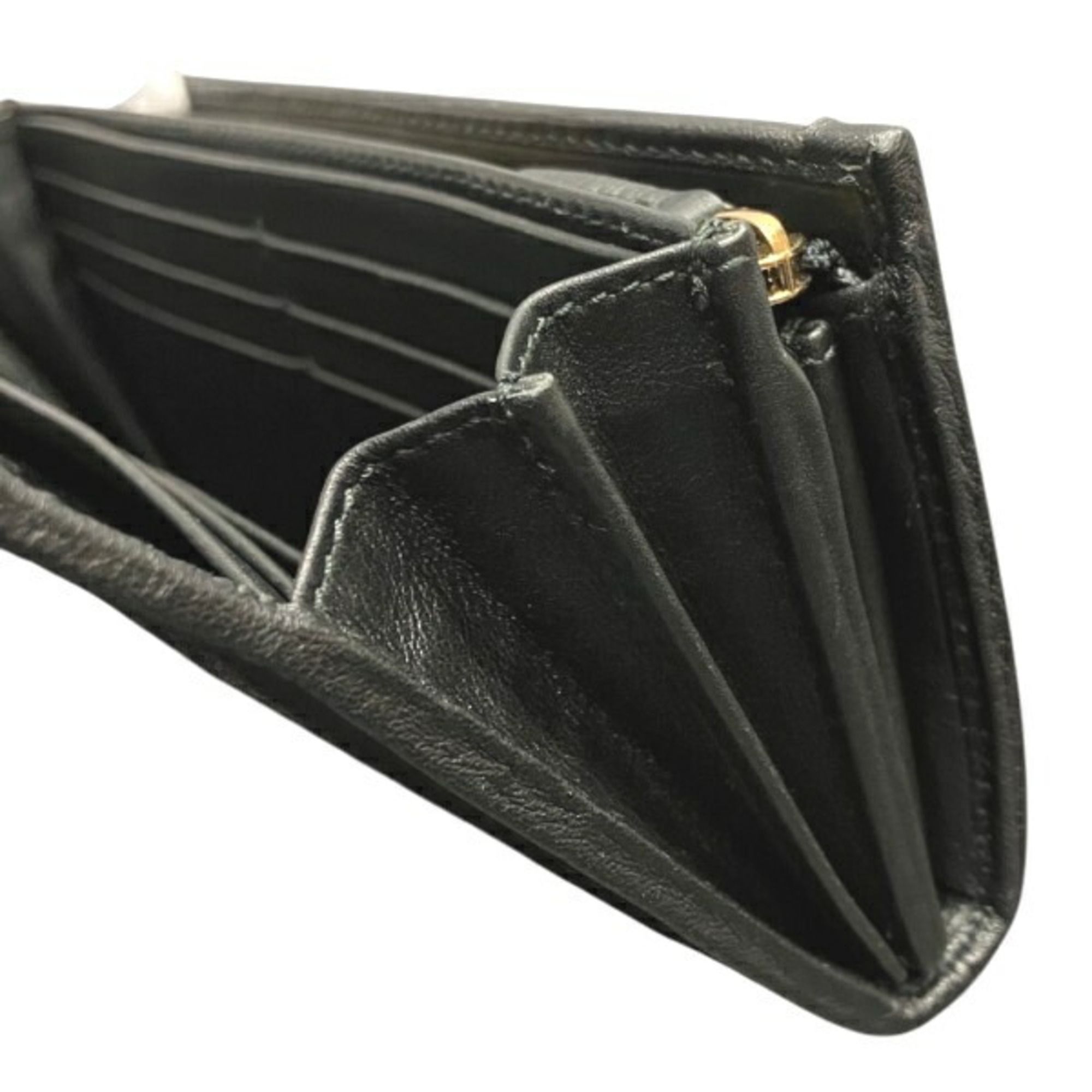 Leather Canvas Long Wallet (Bi-Fold) (Pre-Owned) - Gucci - Modalova
