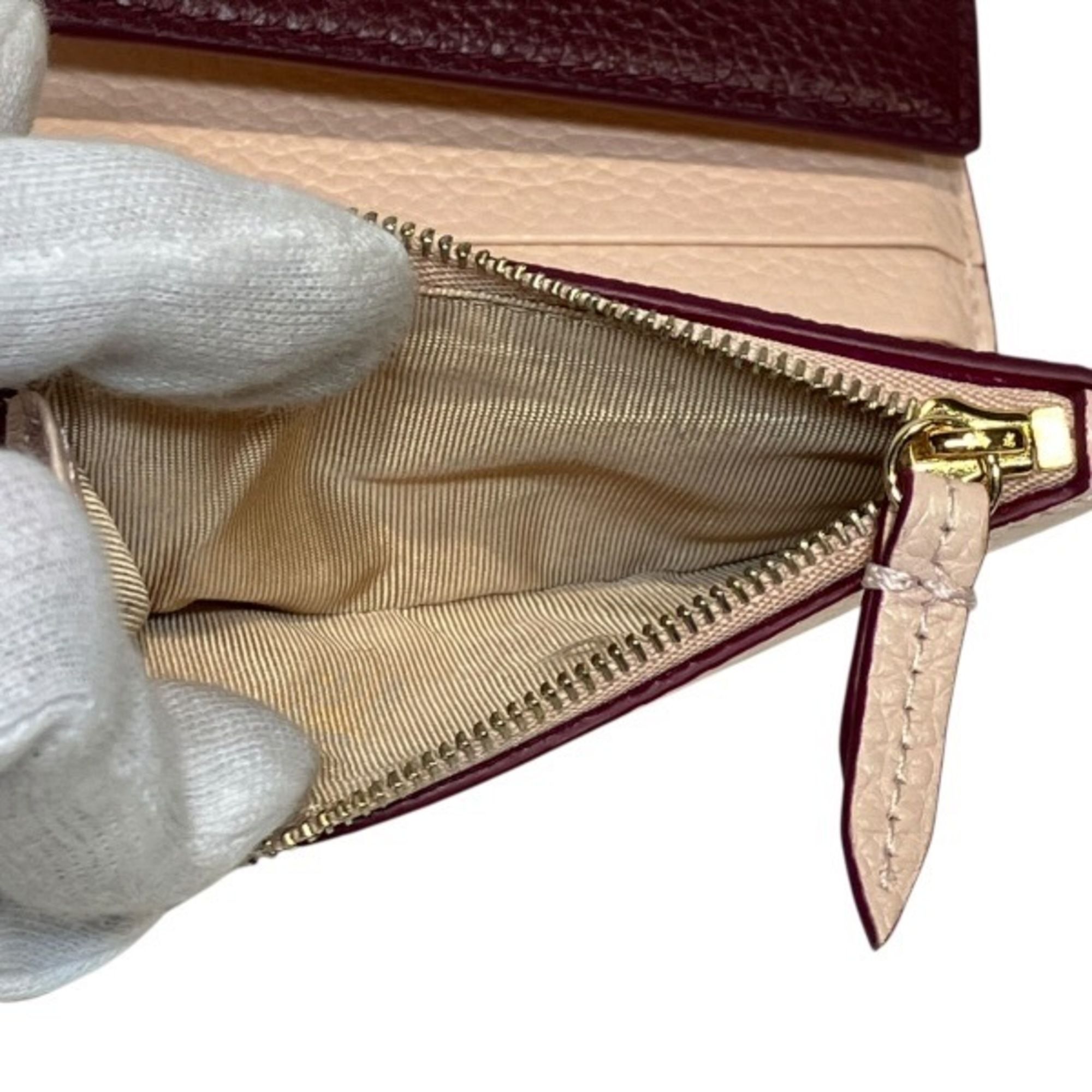 Leather Wallet (Tri-Fold) (Pre-Owned) - Gucci - Modalova